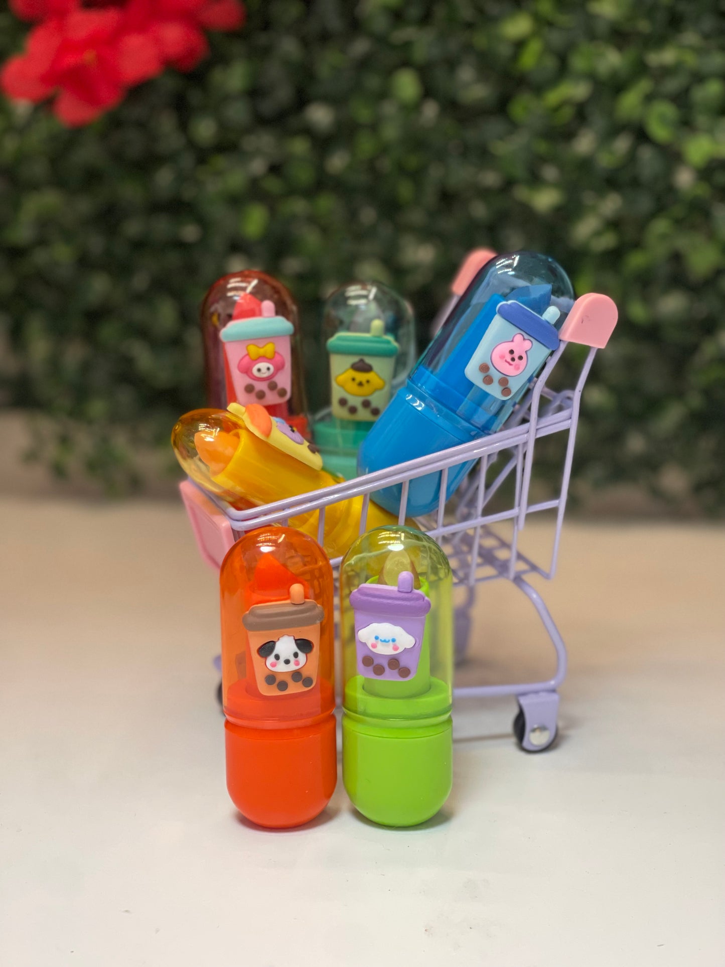 Color changing lip balm cart