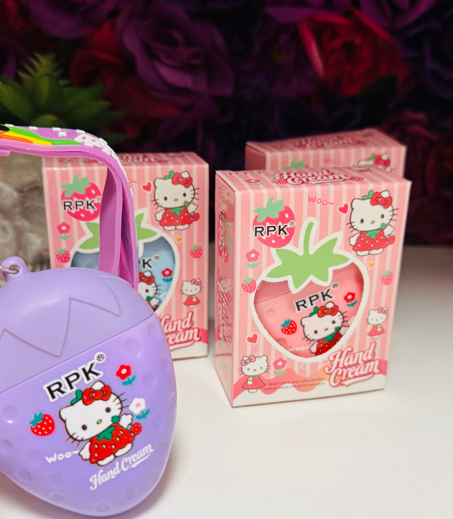 Strawberry hand cream
