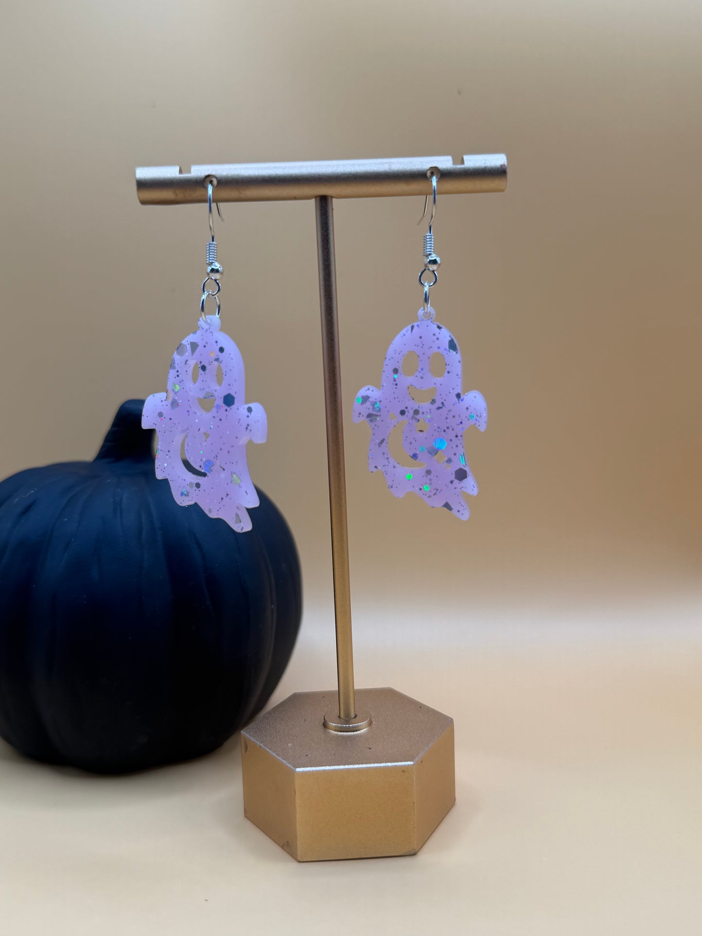 Glitter lavender ghosts