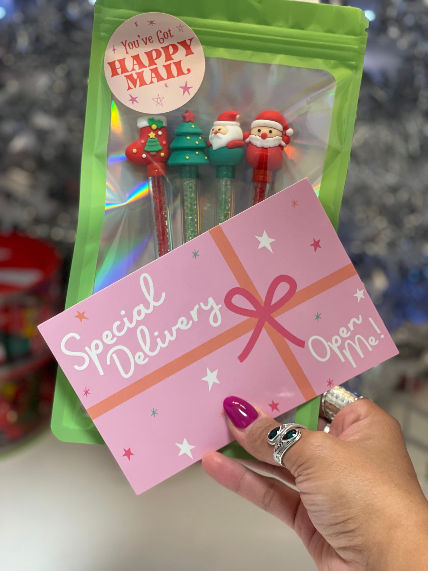 Christmas jewels ball point pens