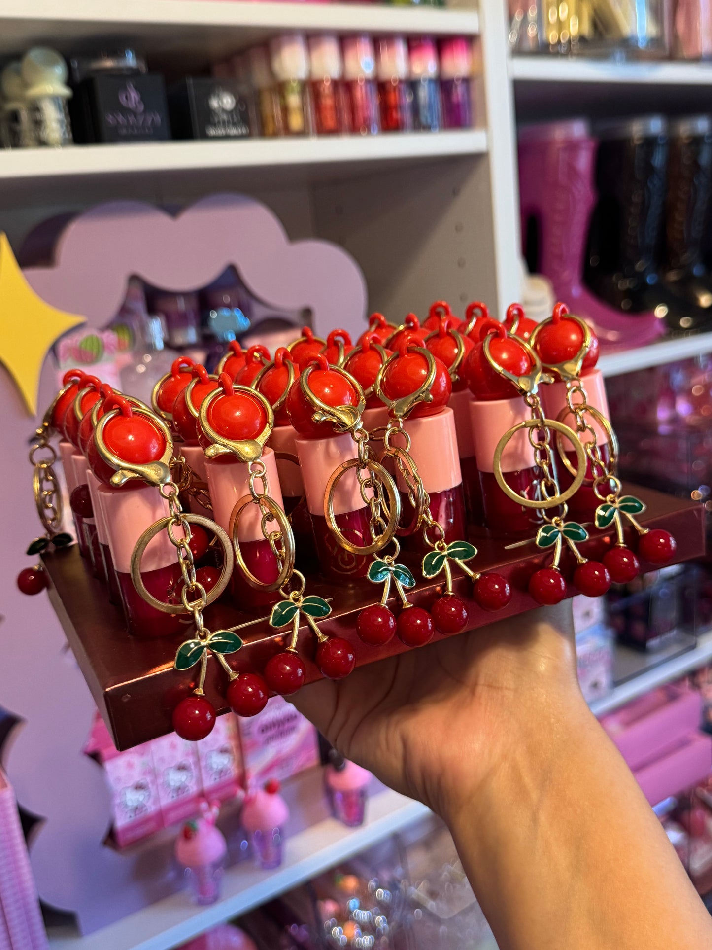 Cherry lipgloss