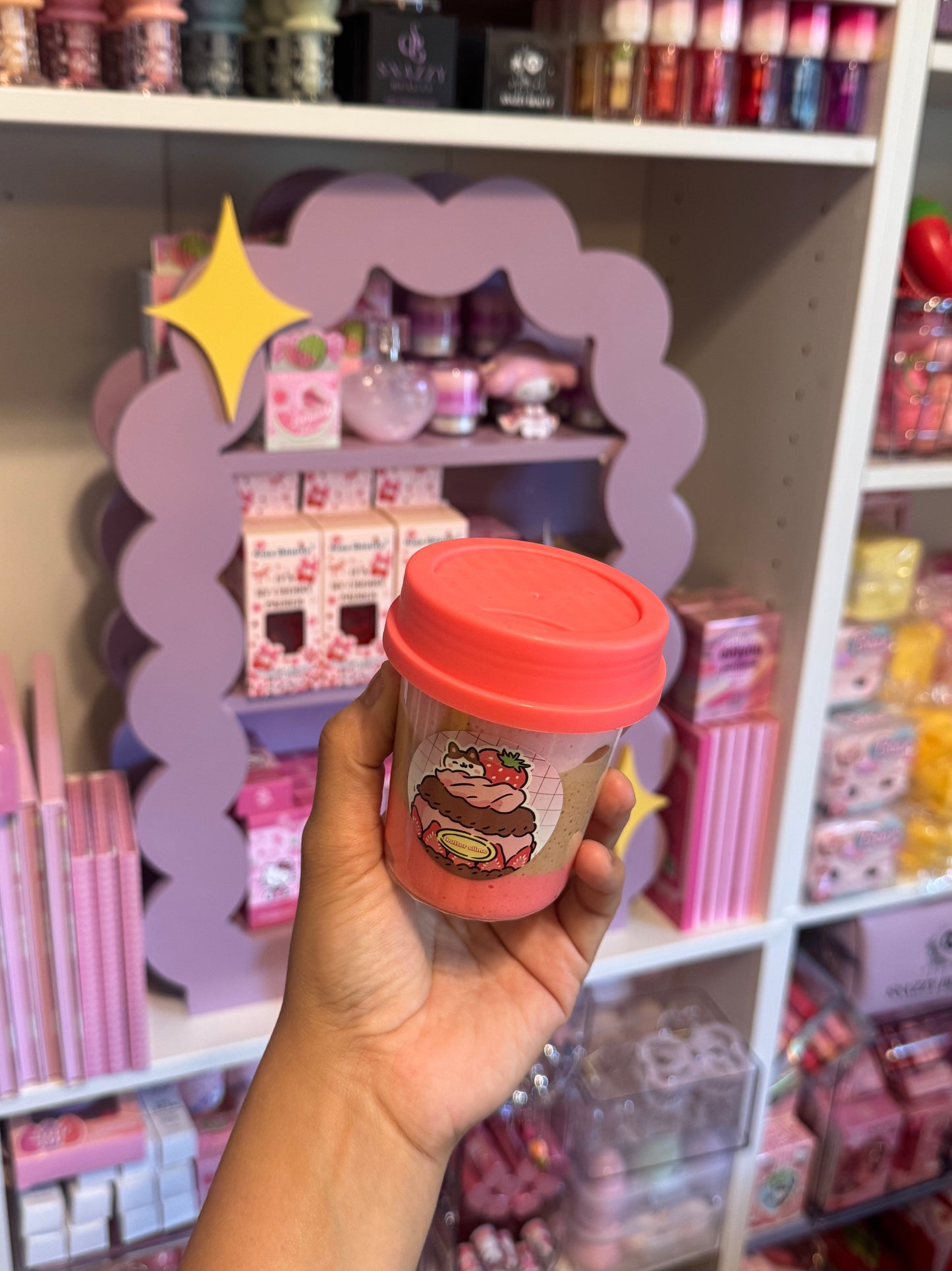 Coffee cup butter slime