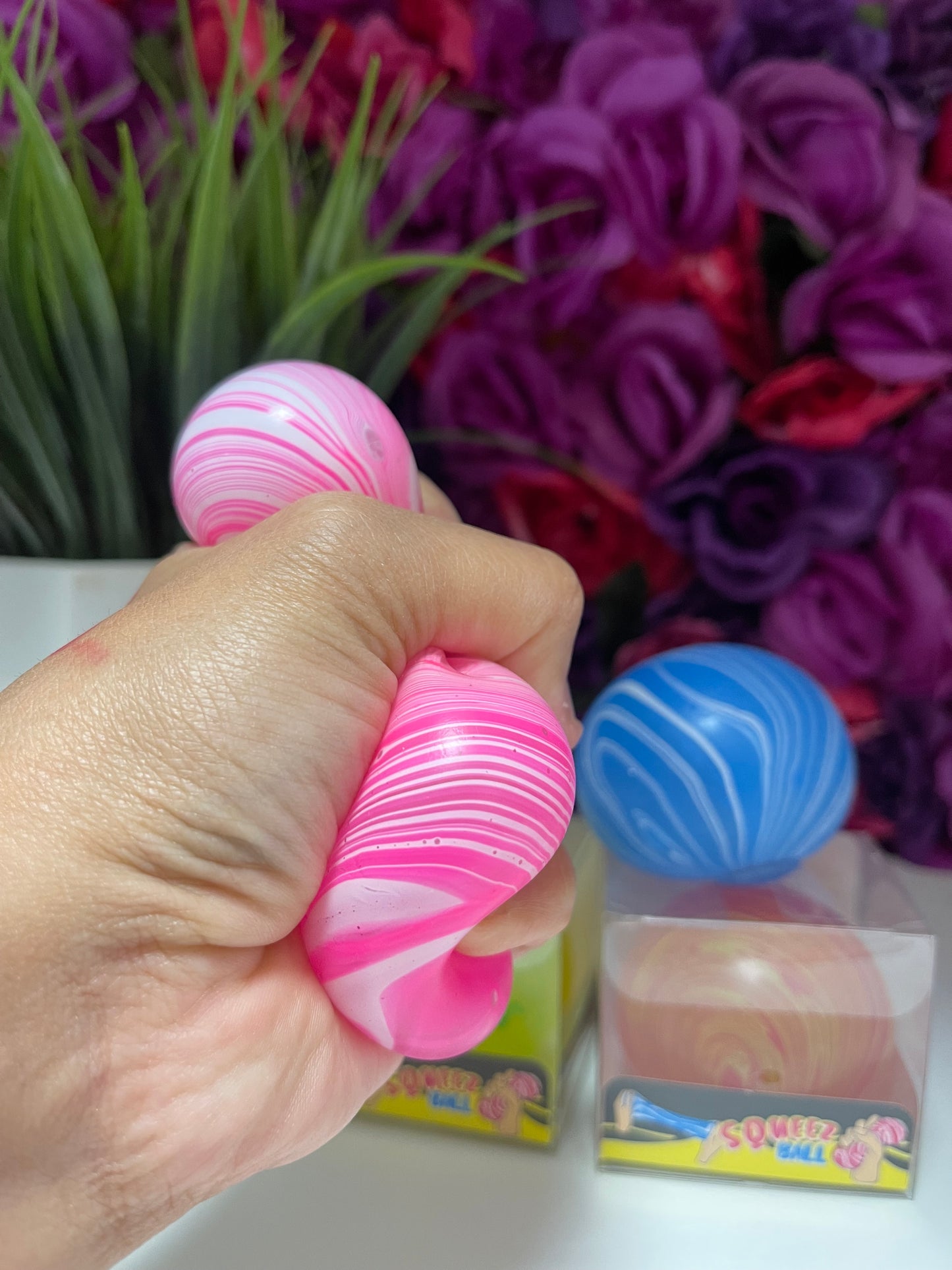 Stress squish ball