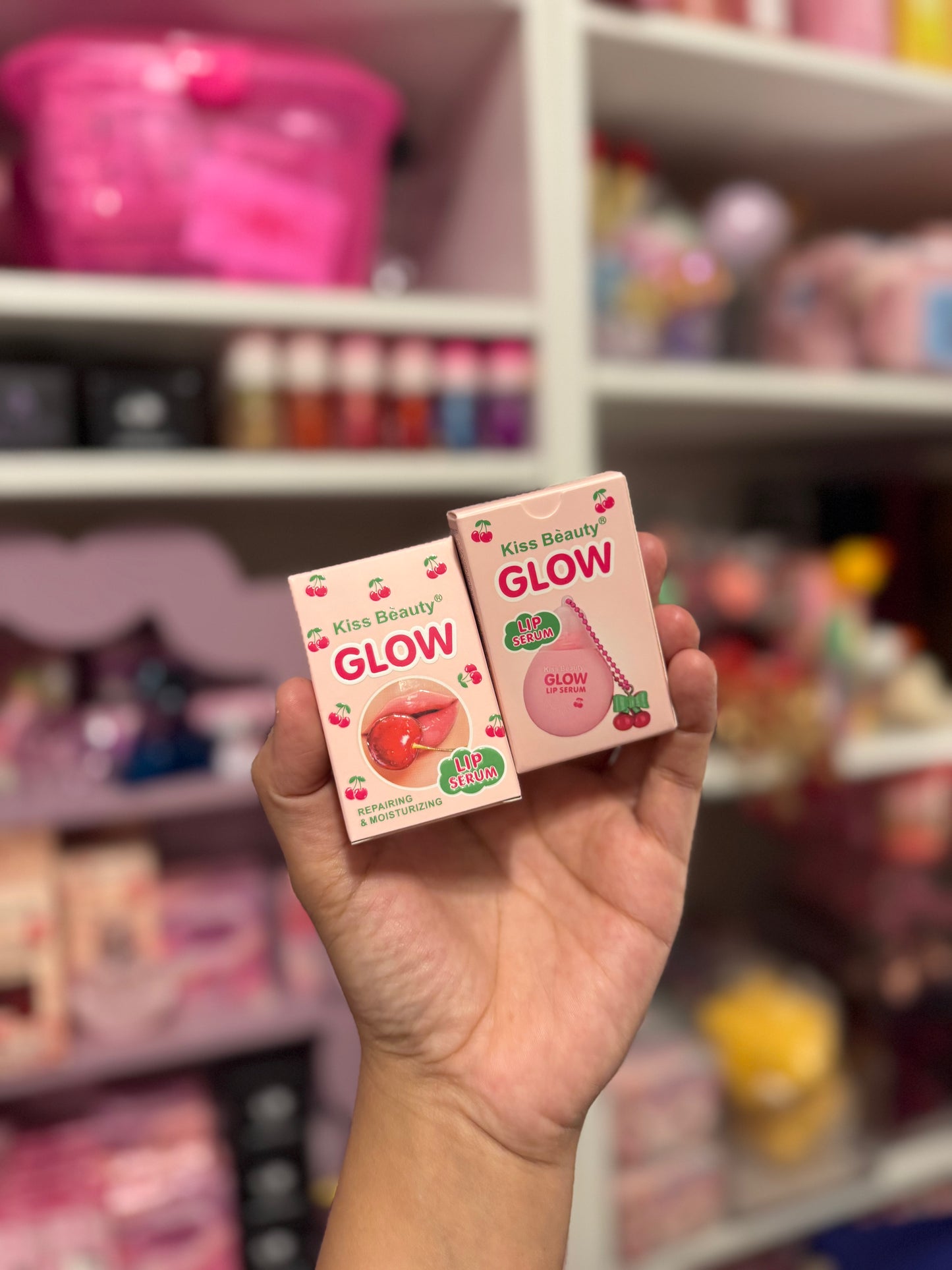 Cherry lip serum