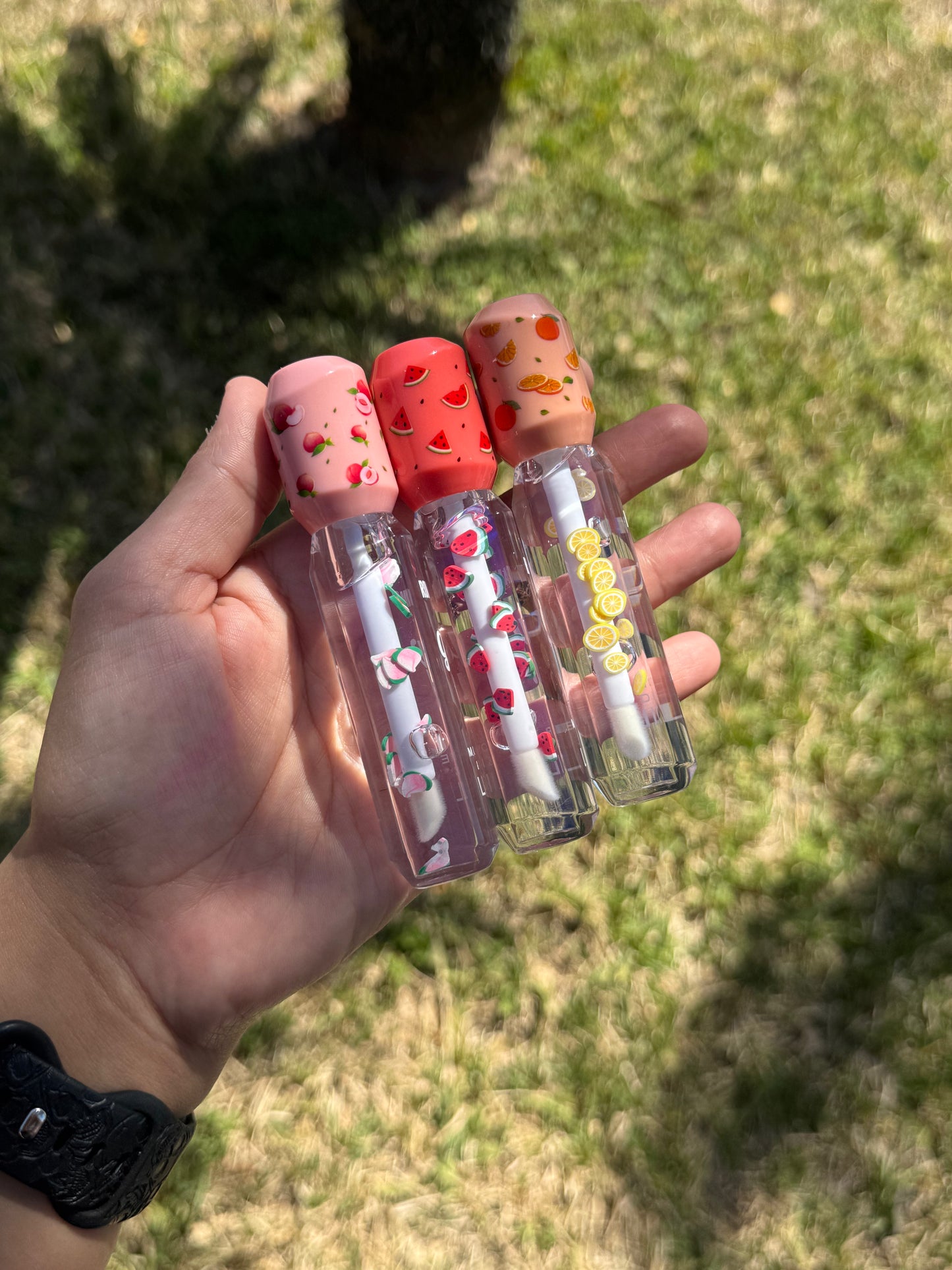 Fruity lip gloss