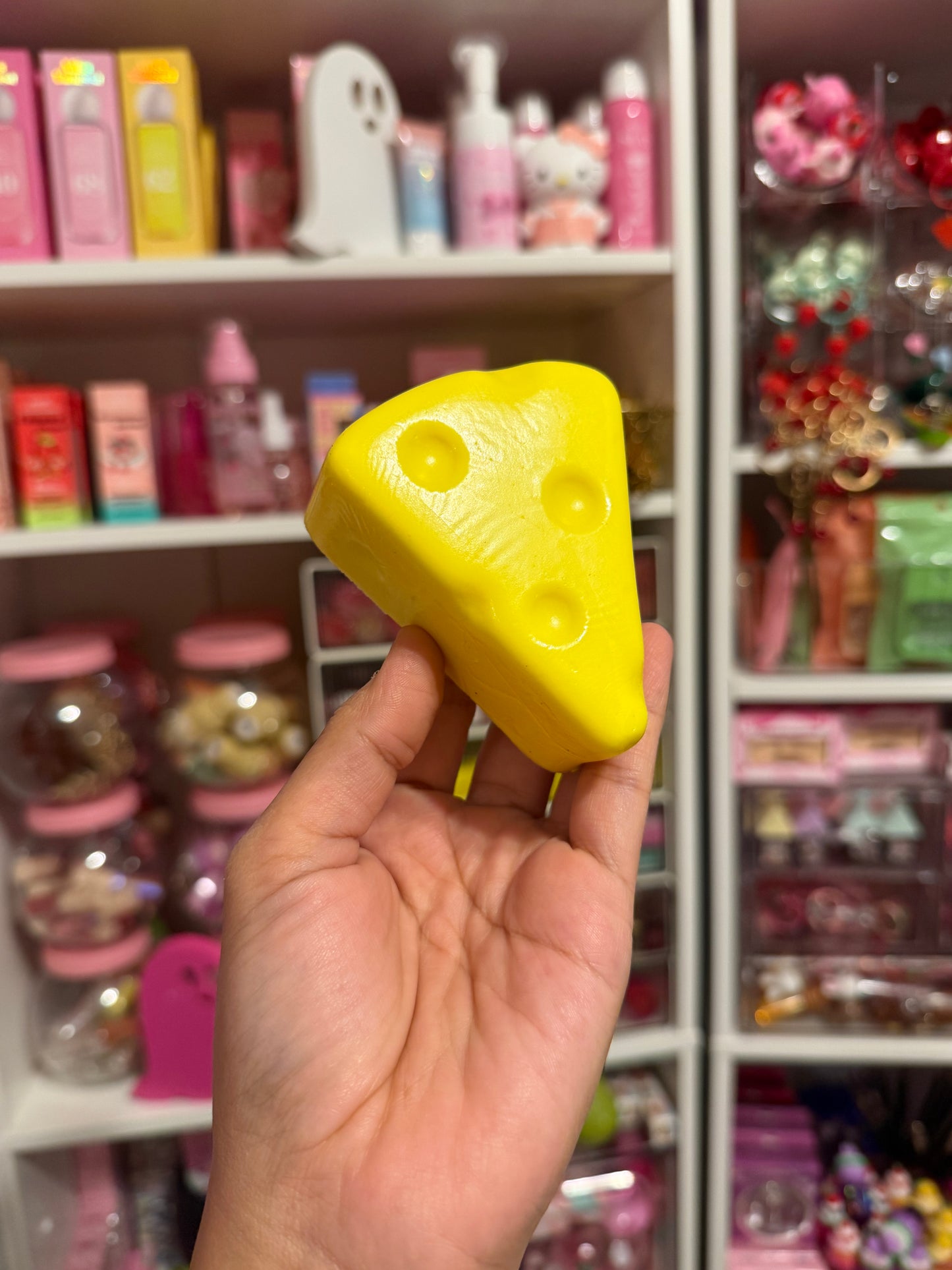 Cheese slice squish