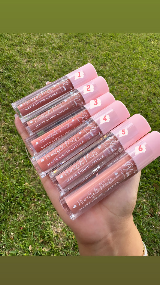 Heartfelt liquid lipstick