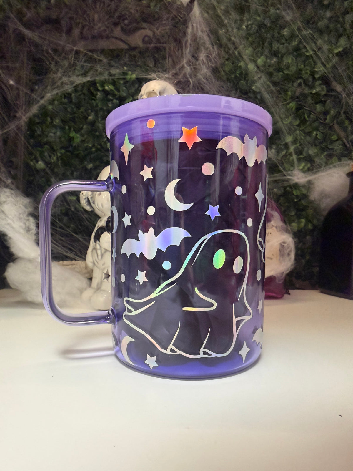 Holographic ghost mug