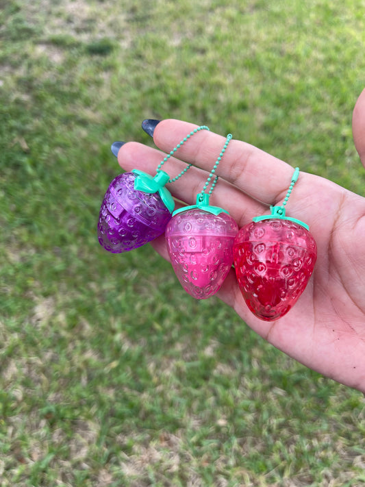 Strawberry lip balm