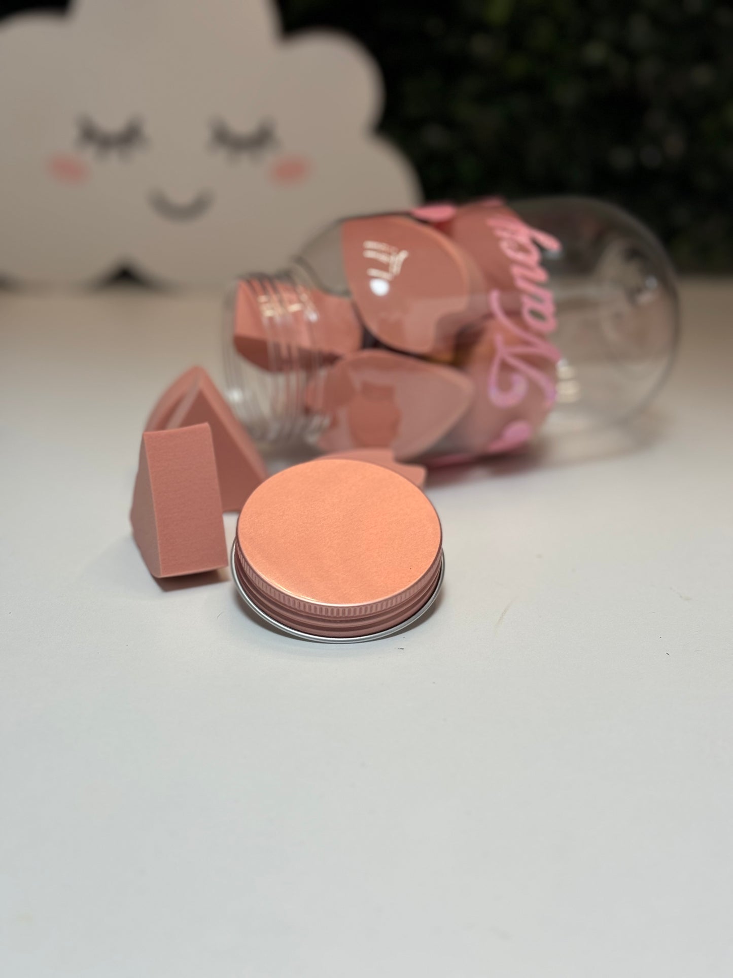 Beauty blender jar