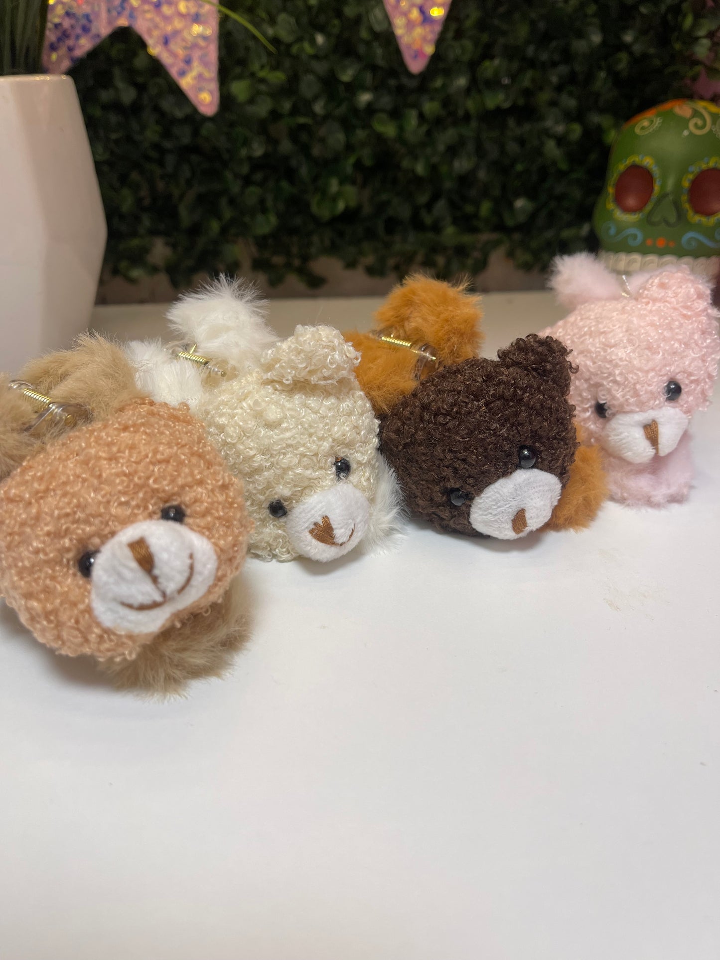 Teddy bear hair clip