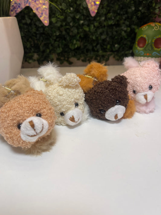 Teddy bear hair clip