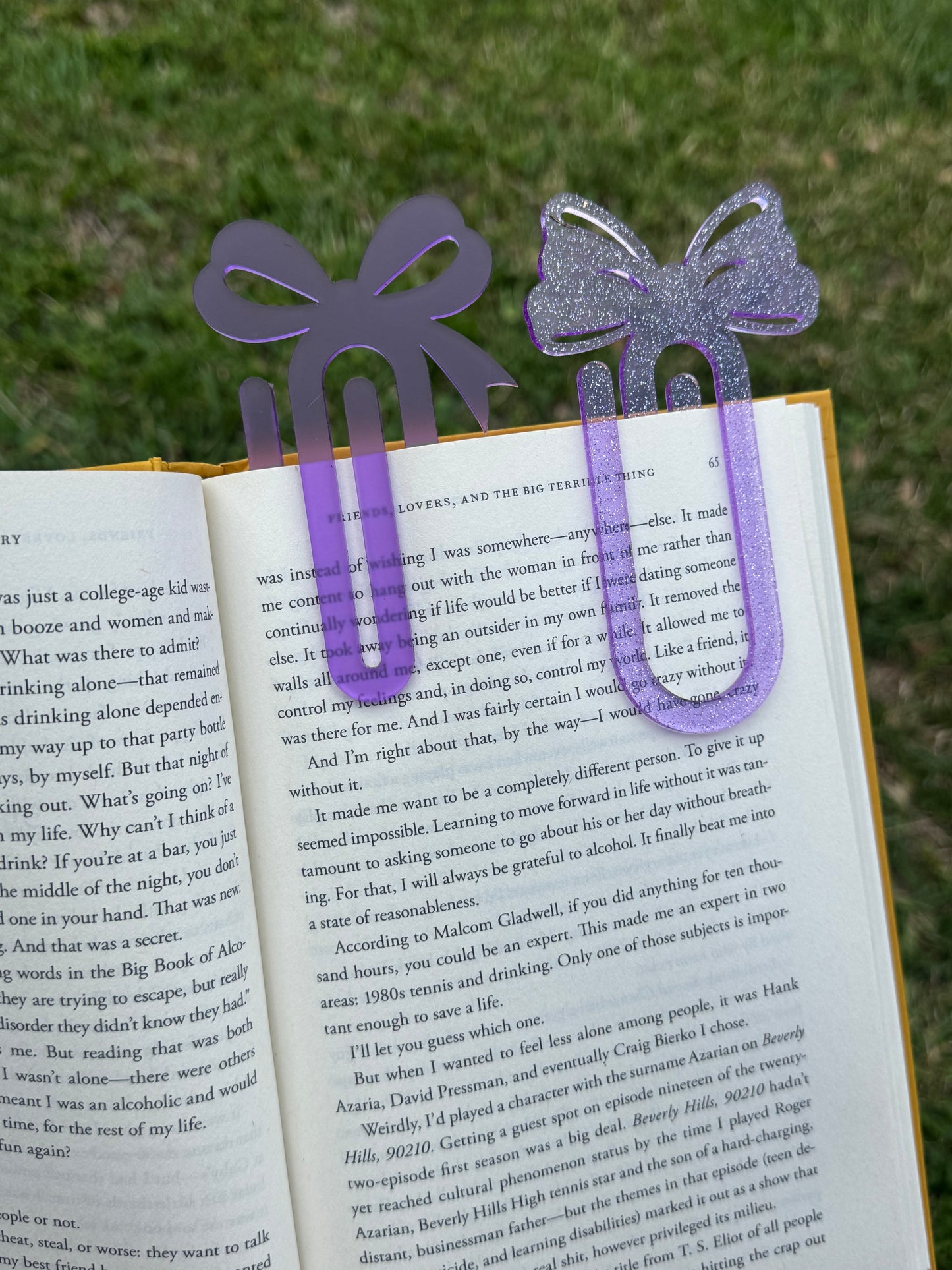 Acrylic bookmark
