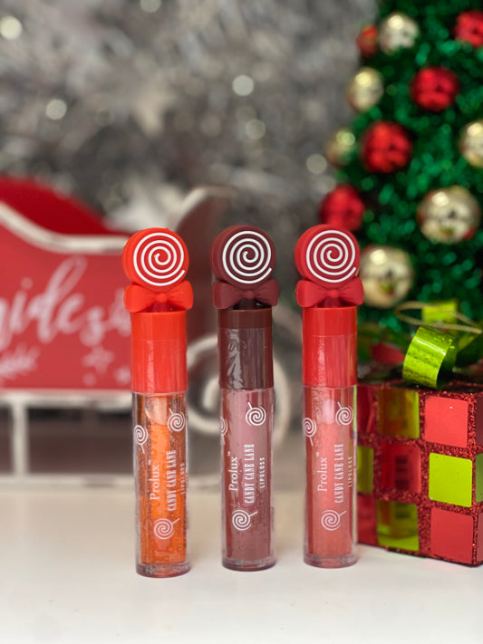 Candy cane lane lipgloss set