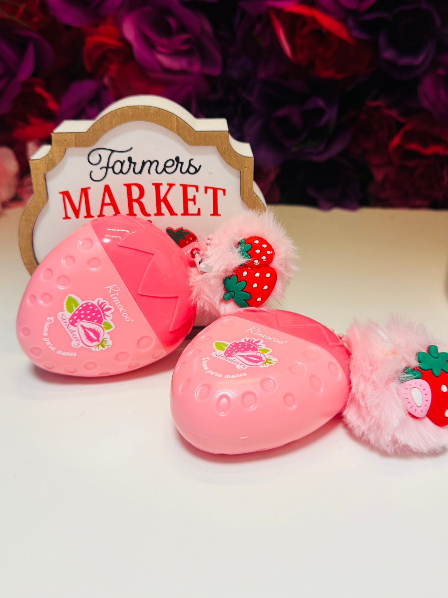 Strawberry hand cream