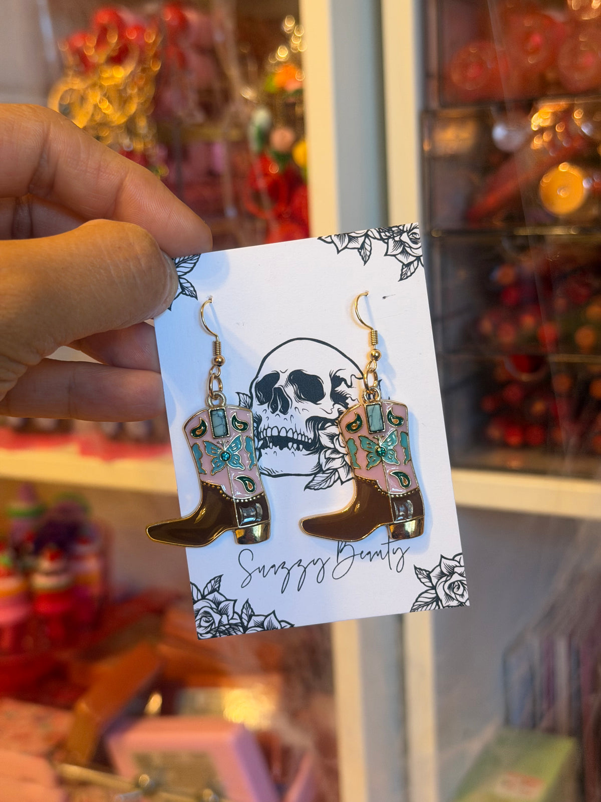 Cowgirl earrings
