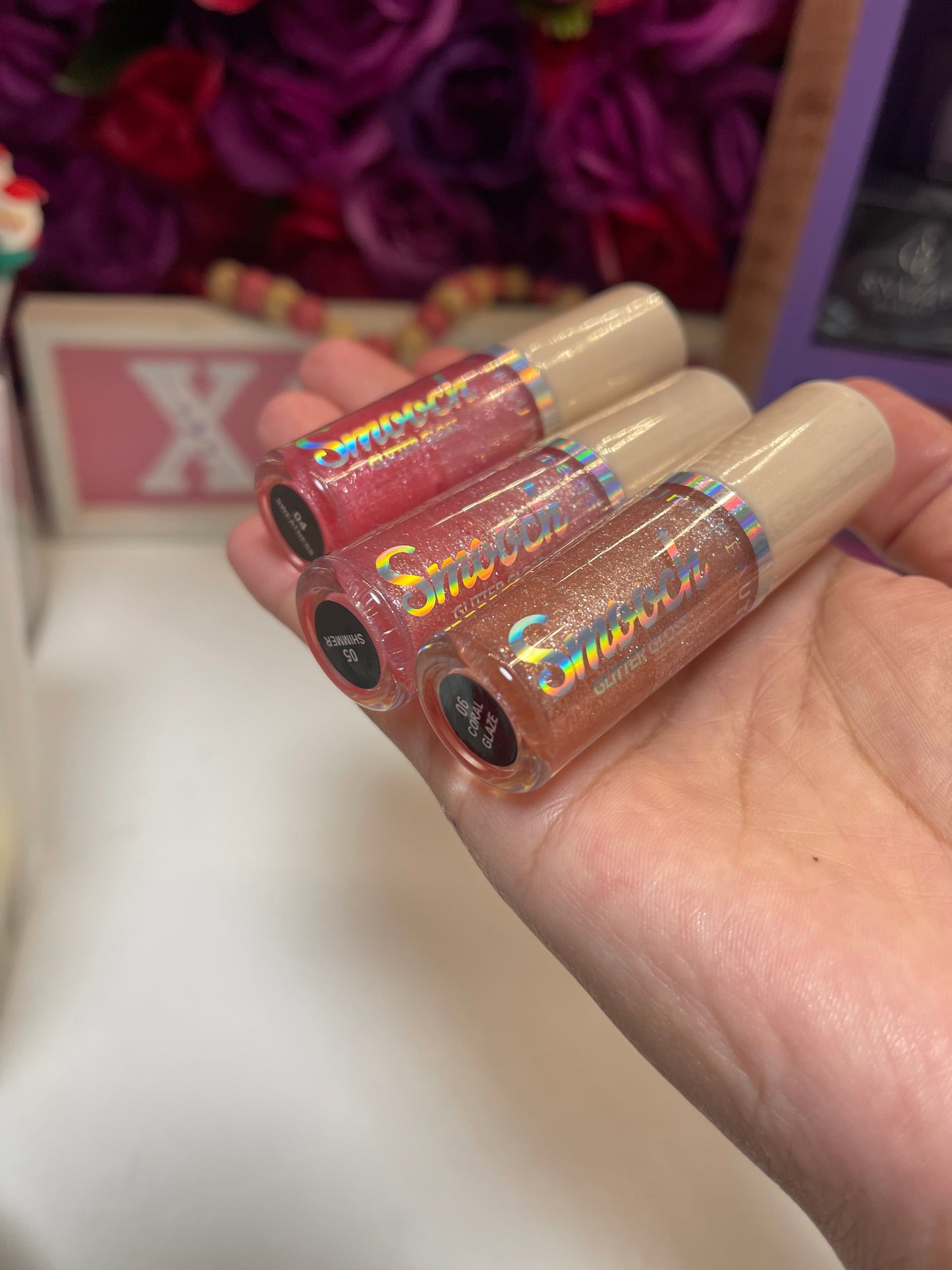 Smooch glitter gloss