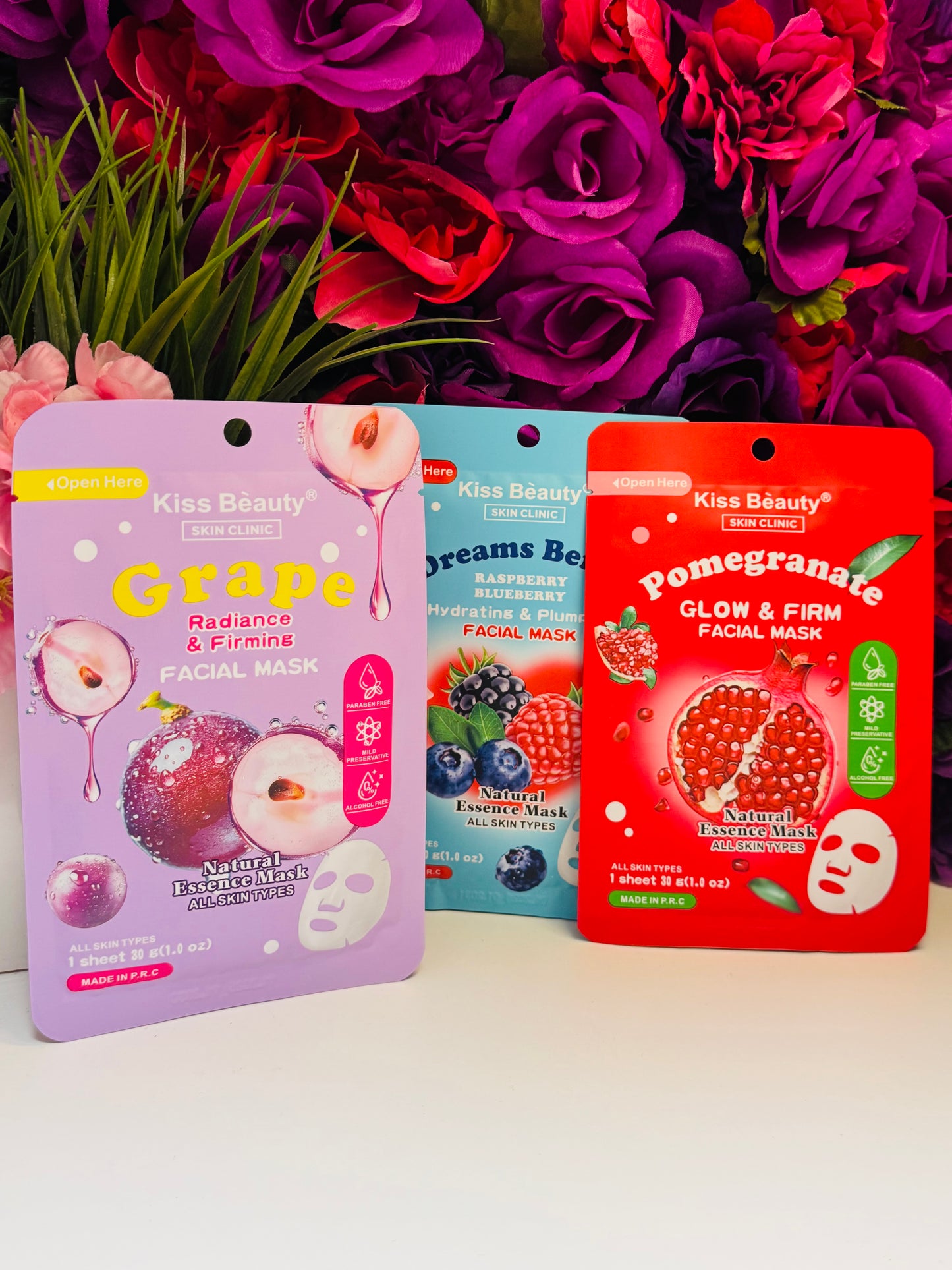 Face mask trio