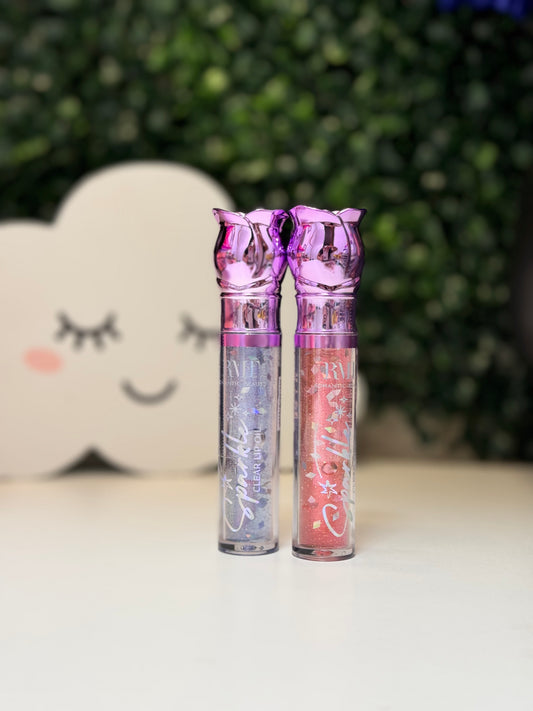 Sparkle lipgloss duo