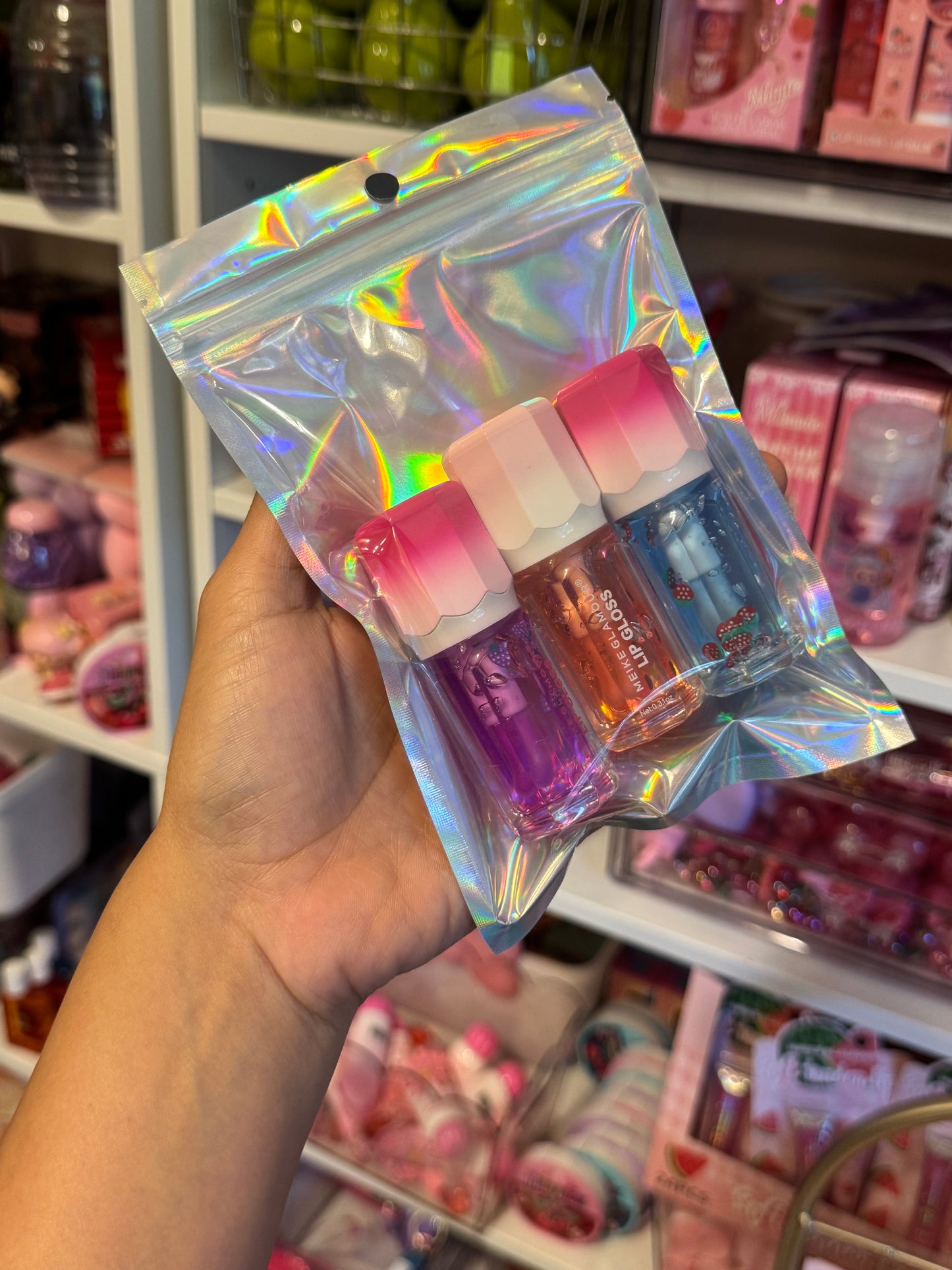 Fruity lip gloss