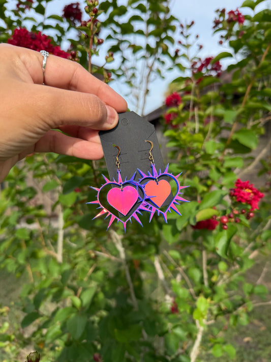 Spiky hearts