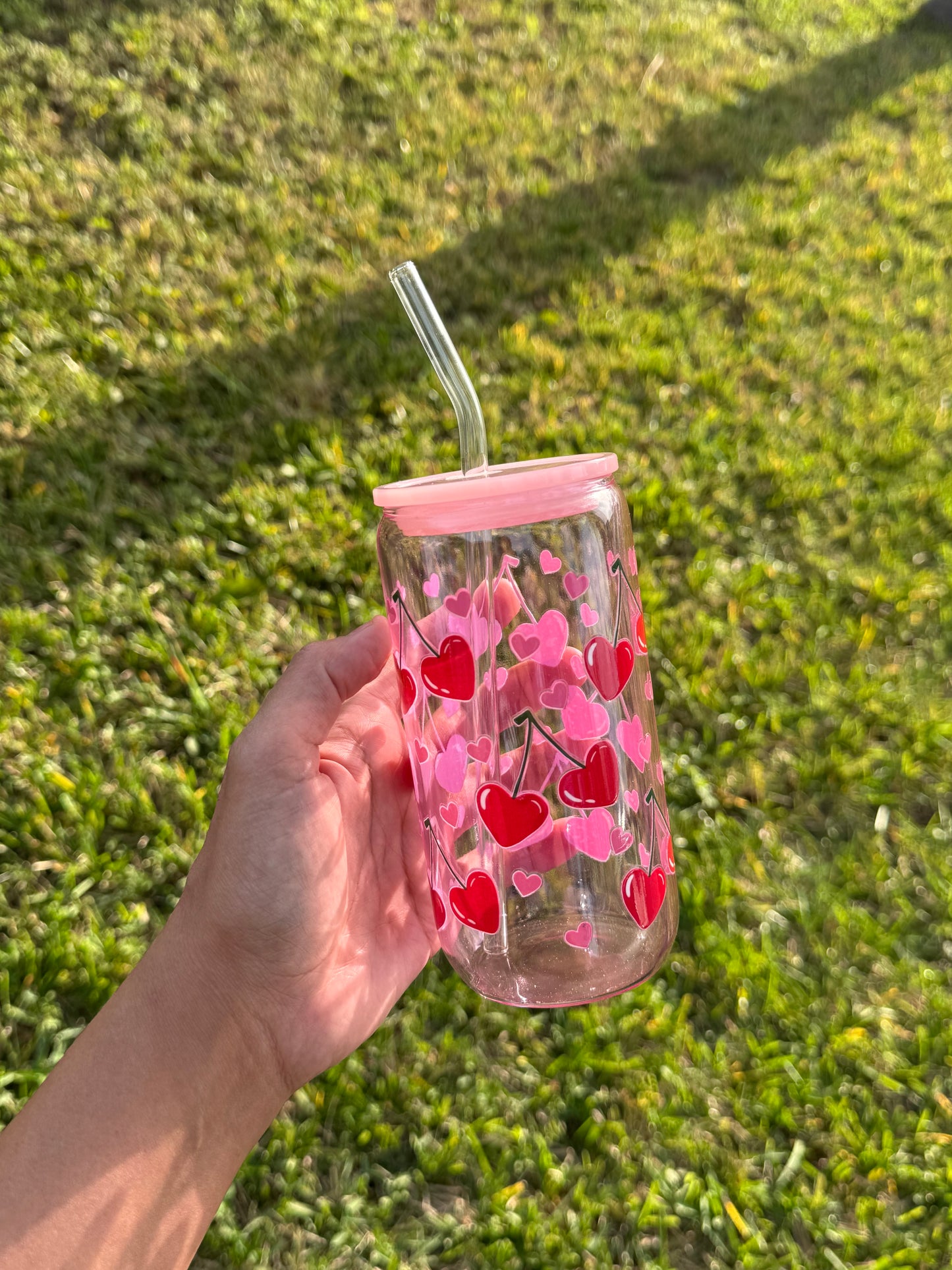 Valentines glass cups