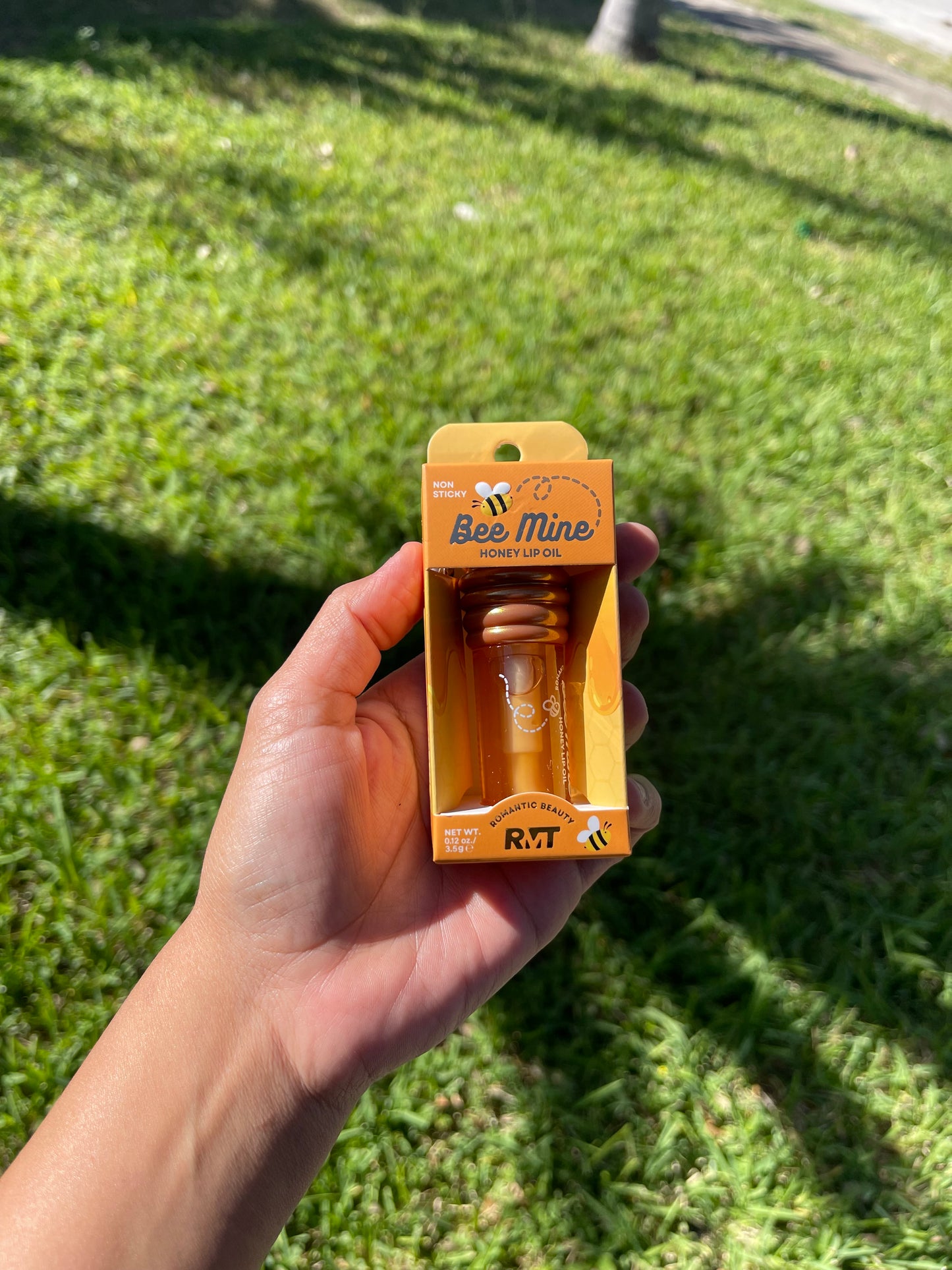 Bee mine honey lip oil