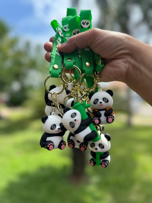 Panda keychain