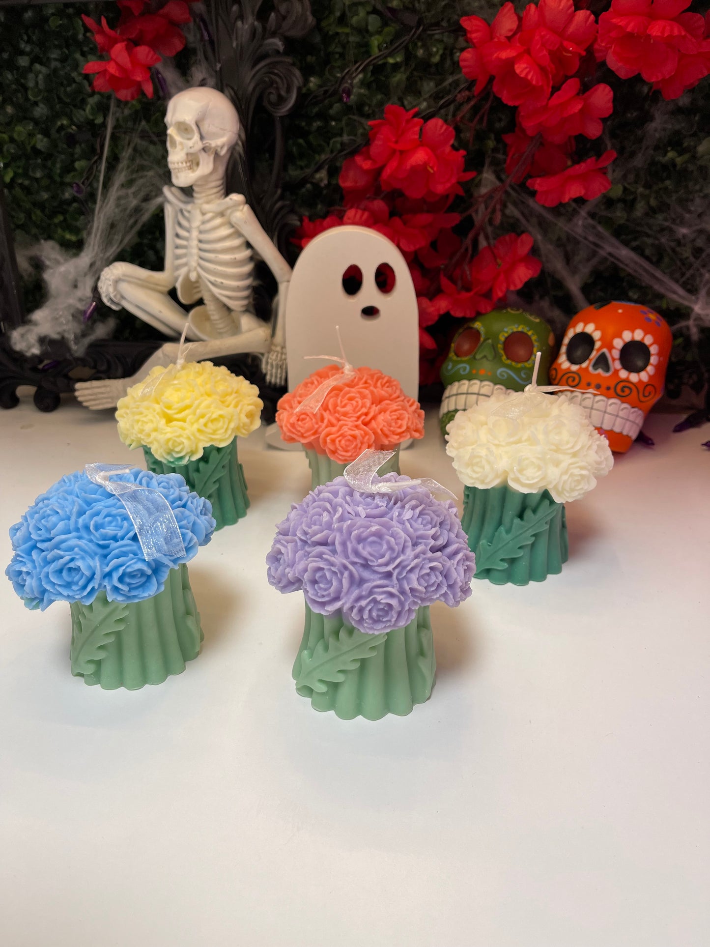 Floral candles