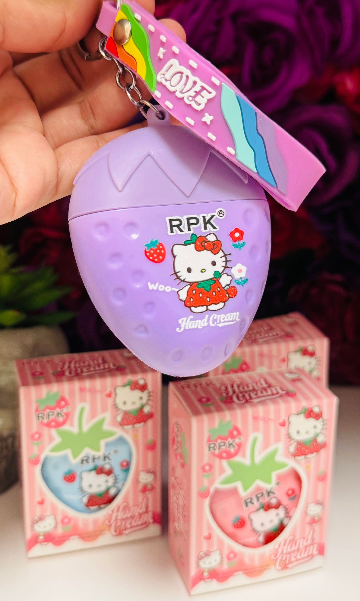 Strawberry hand cream