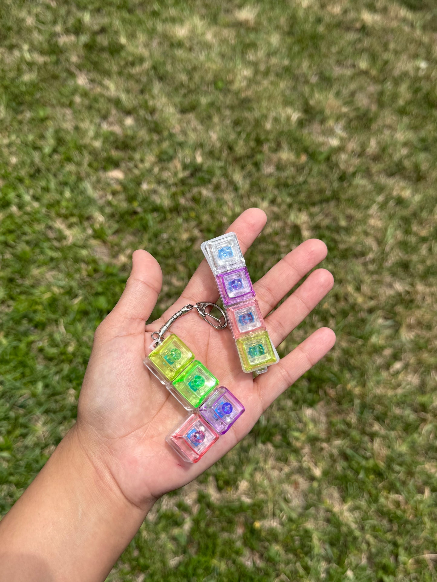 LED keyboard keychain