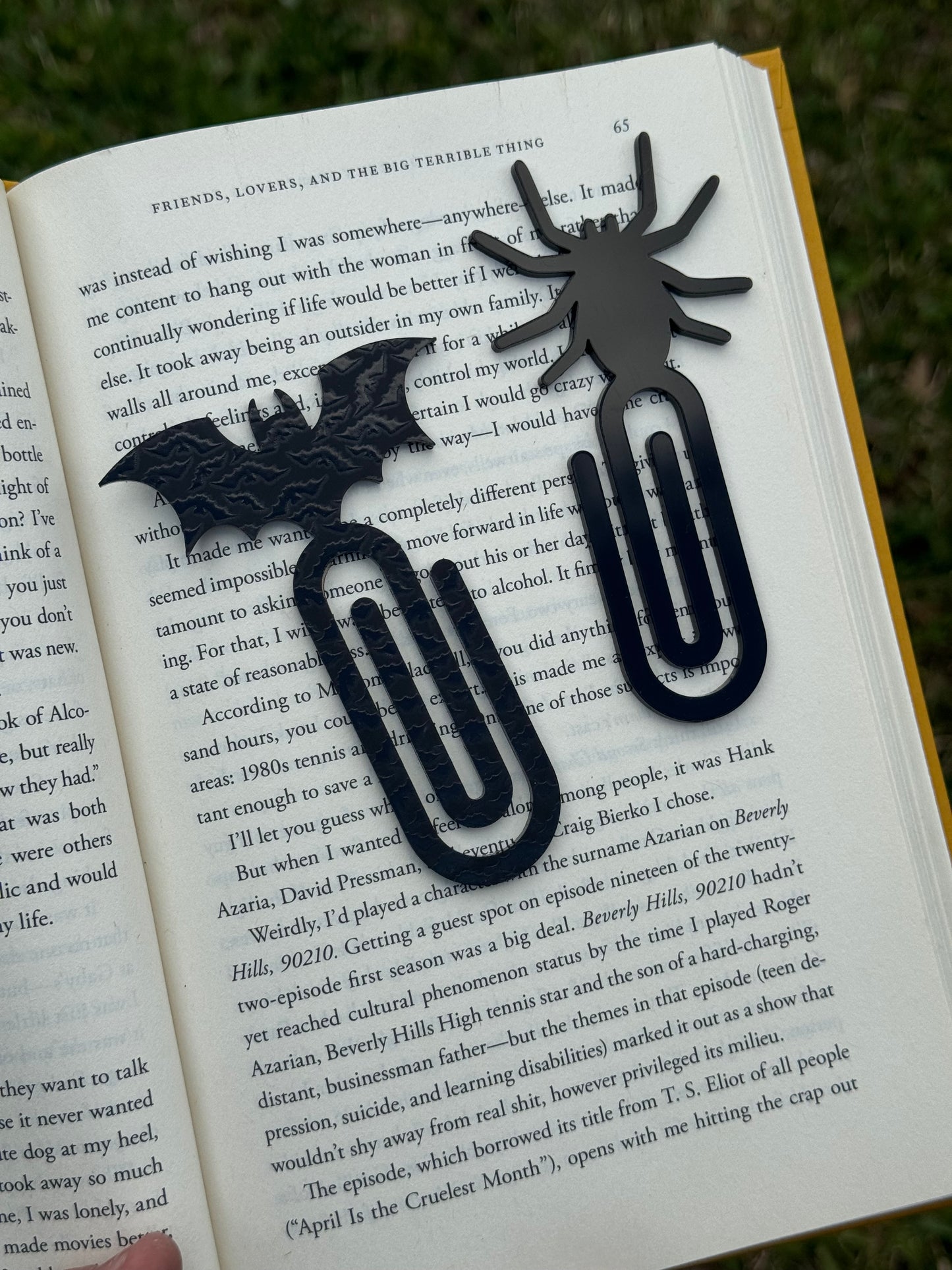 Acrylic bookmark