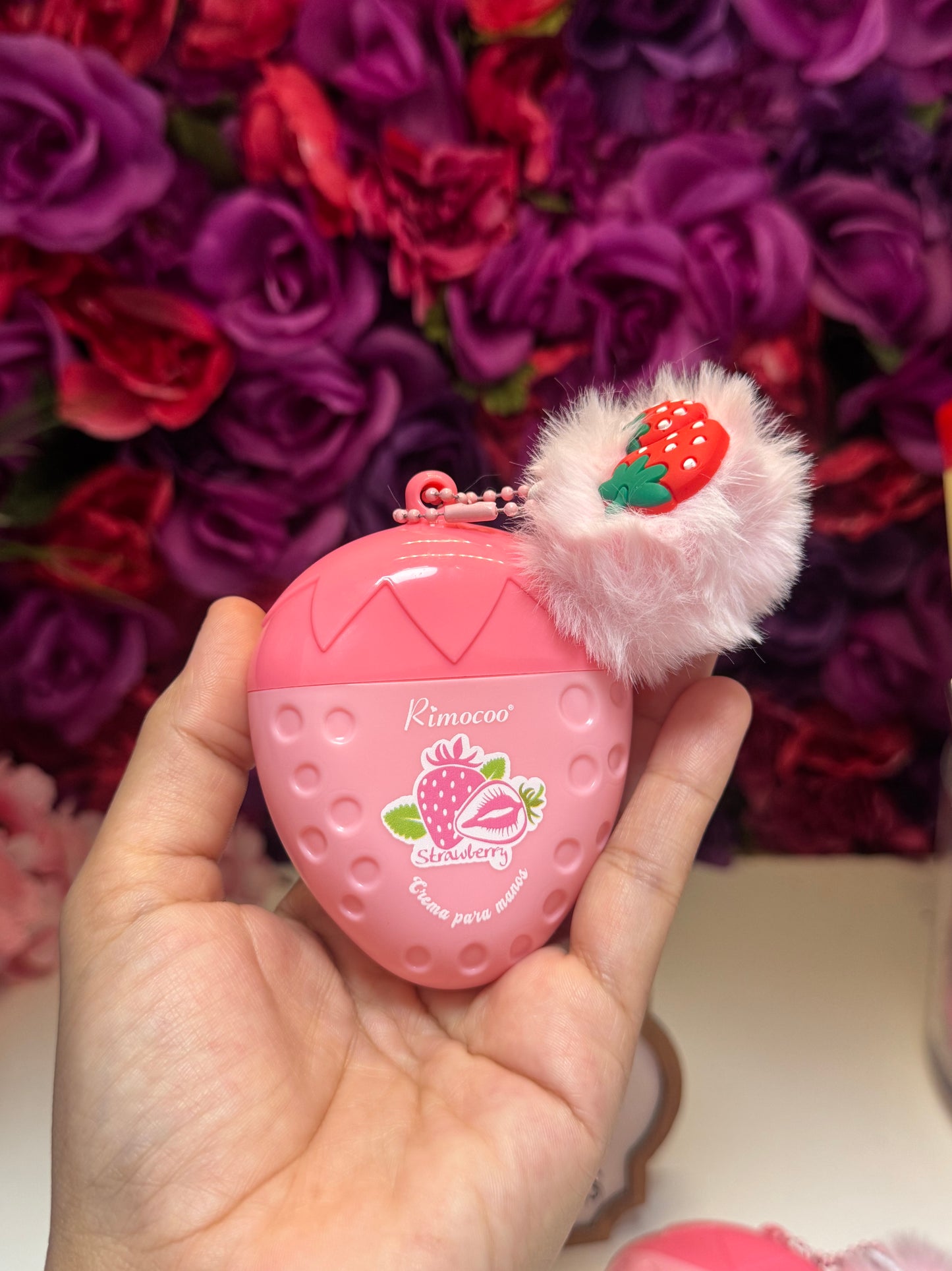 Strawberry hand cream