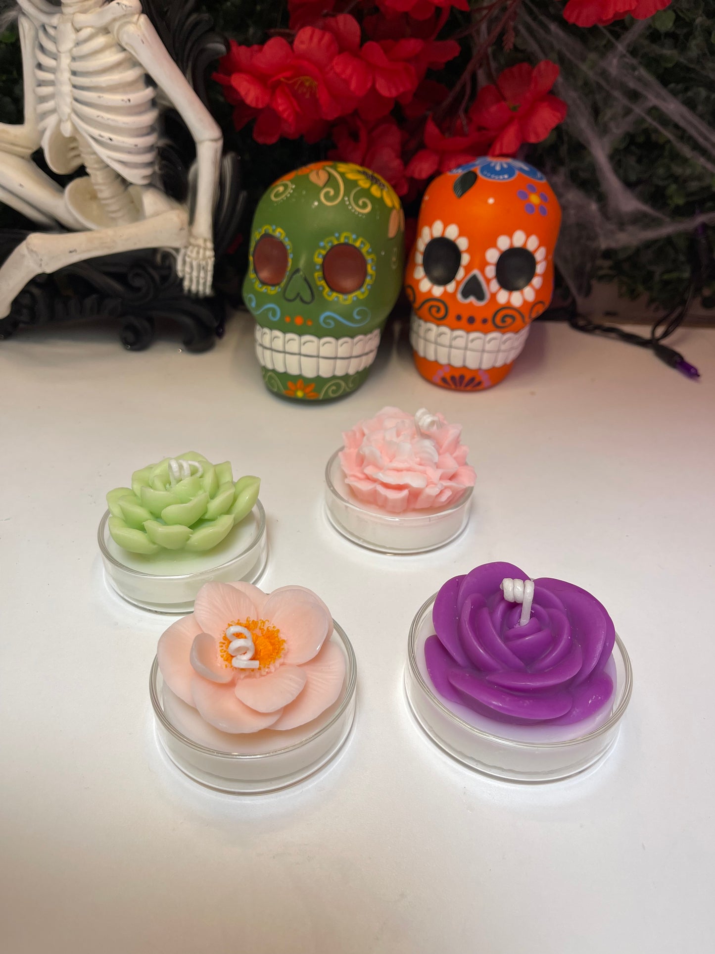 Floral candles