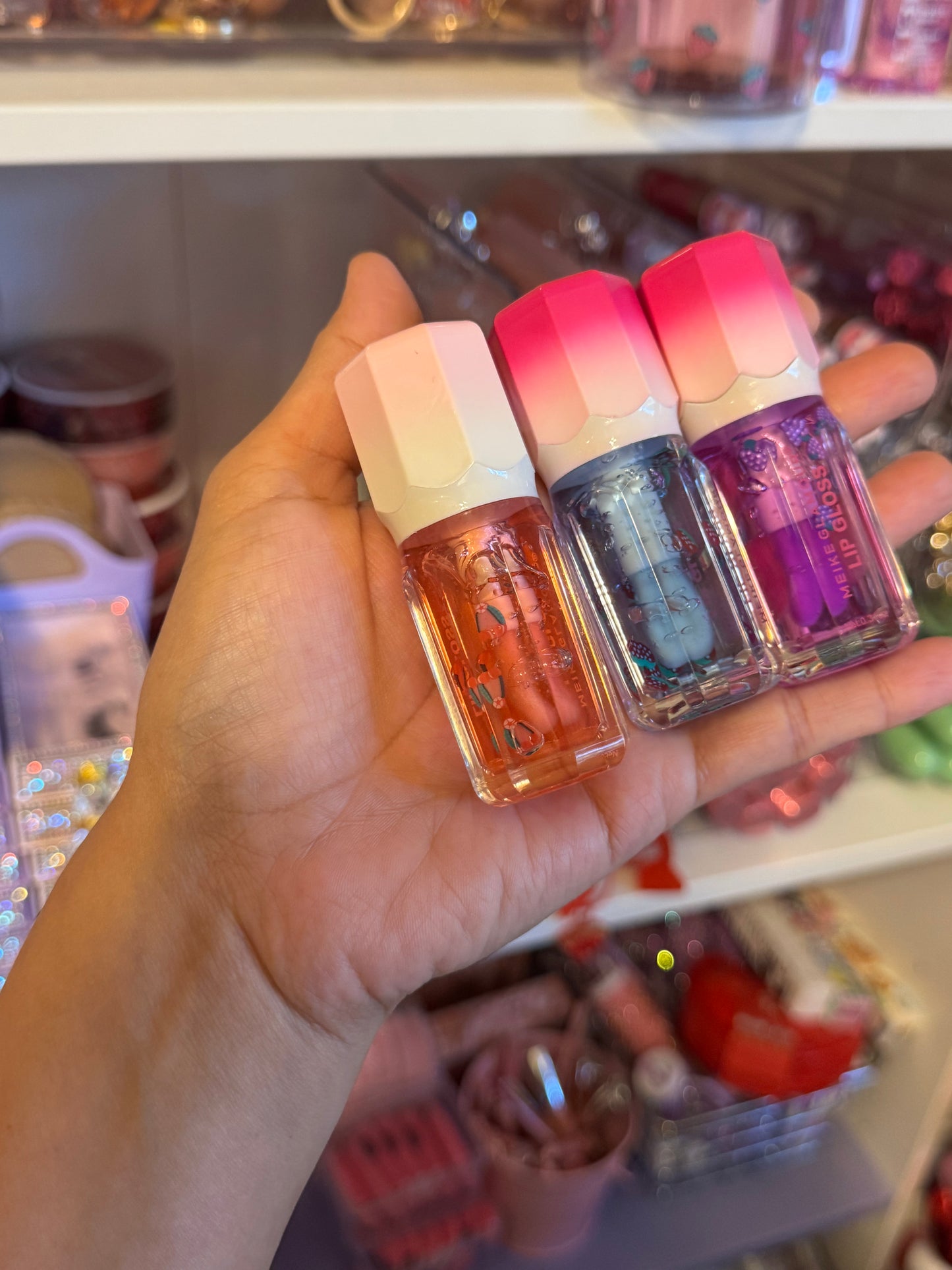 Fruity lip gloss