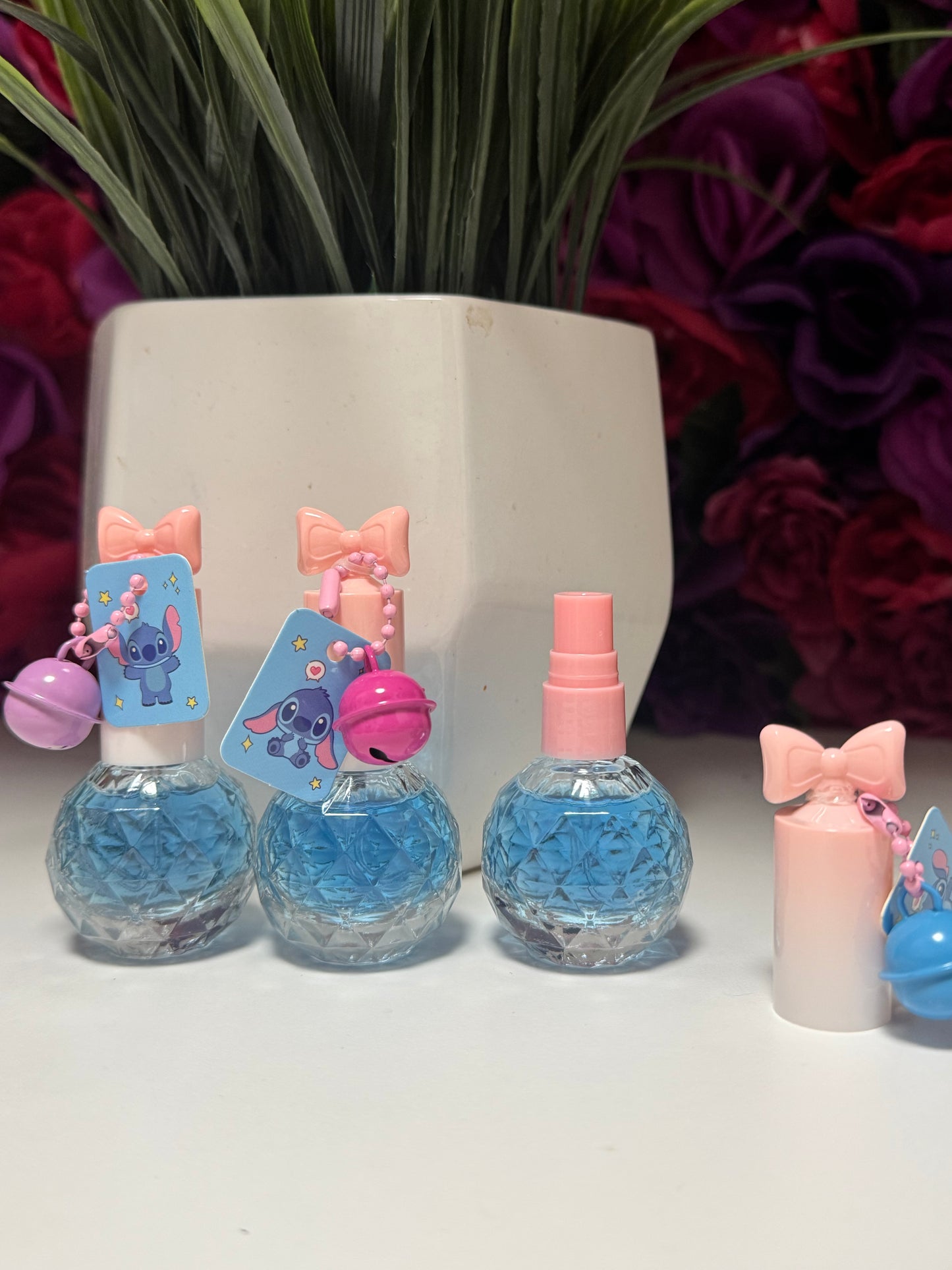 Mini glass perfume