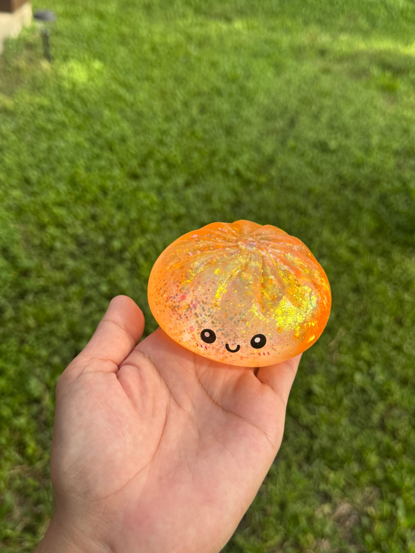 Mystery color glitter dumpling