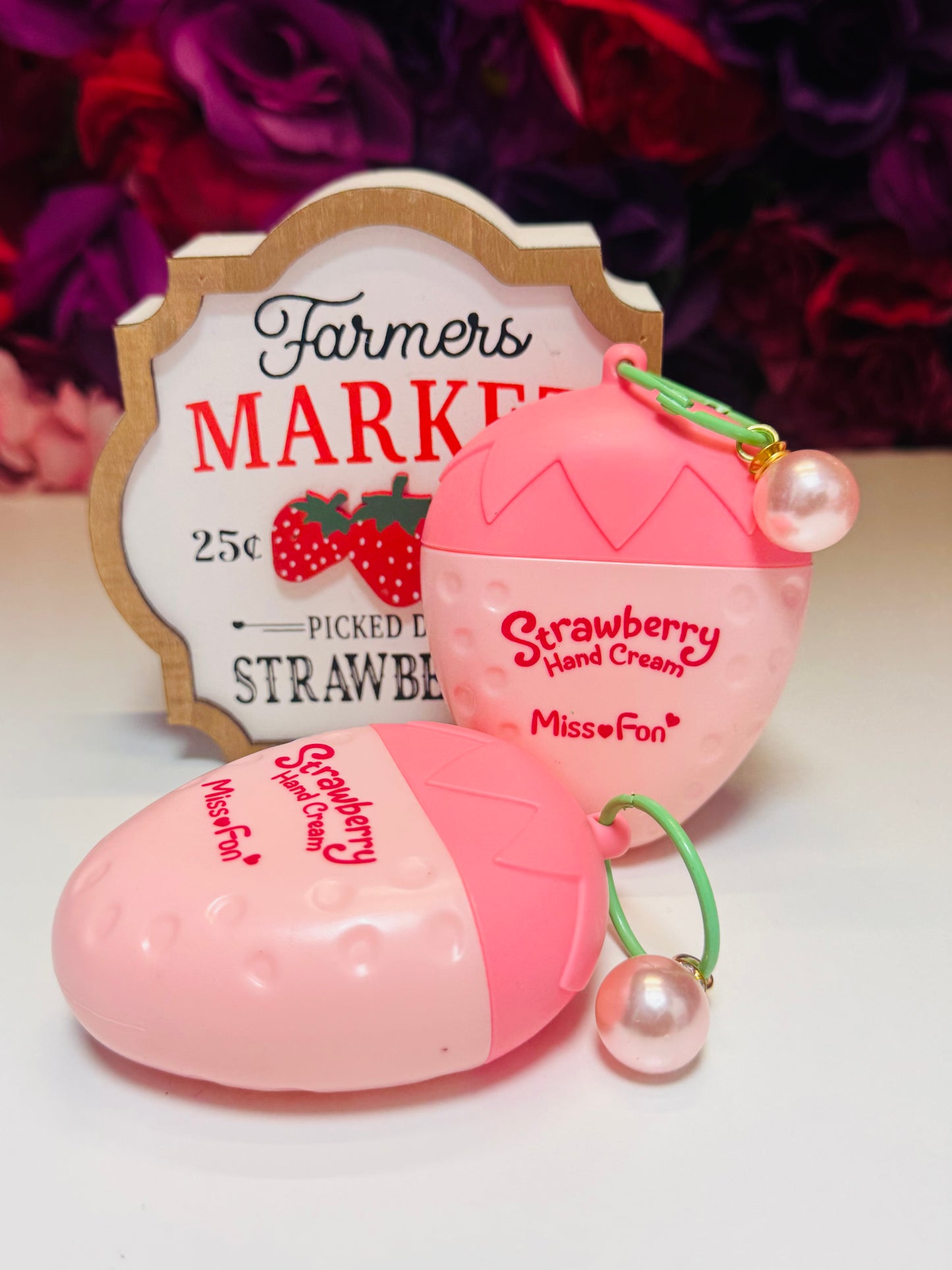 Strawberry hand cream