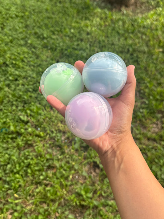 Wax squeeze balls