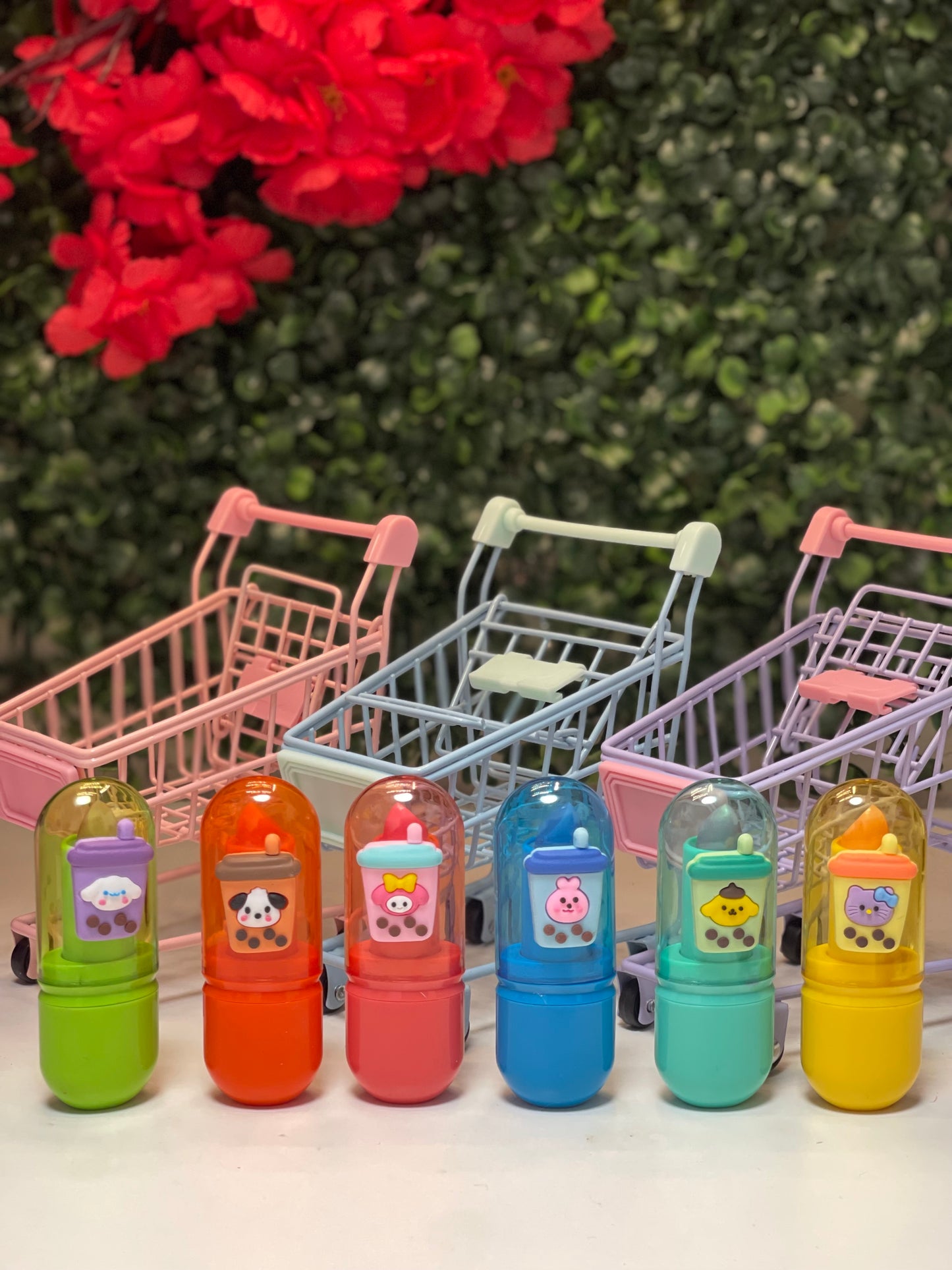 Color changing lip balm cart