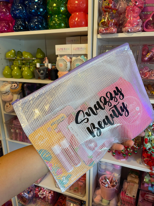 Snazzy skin care bag