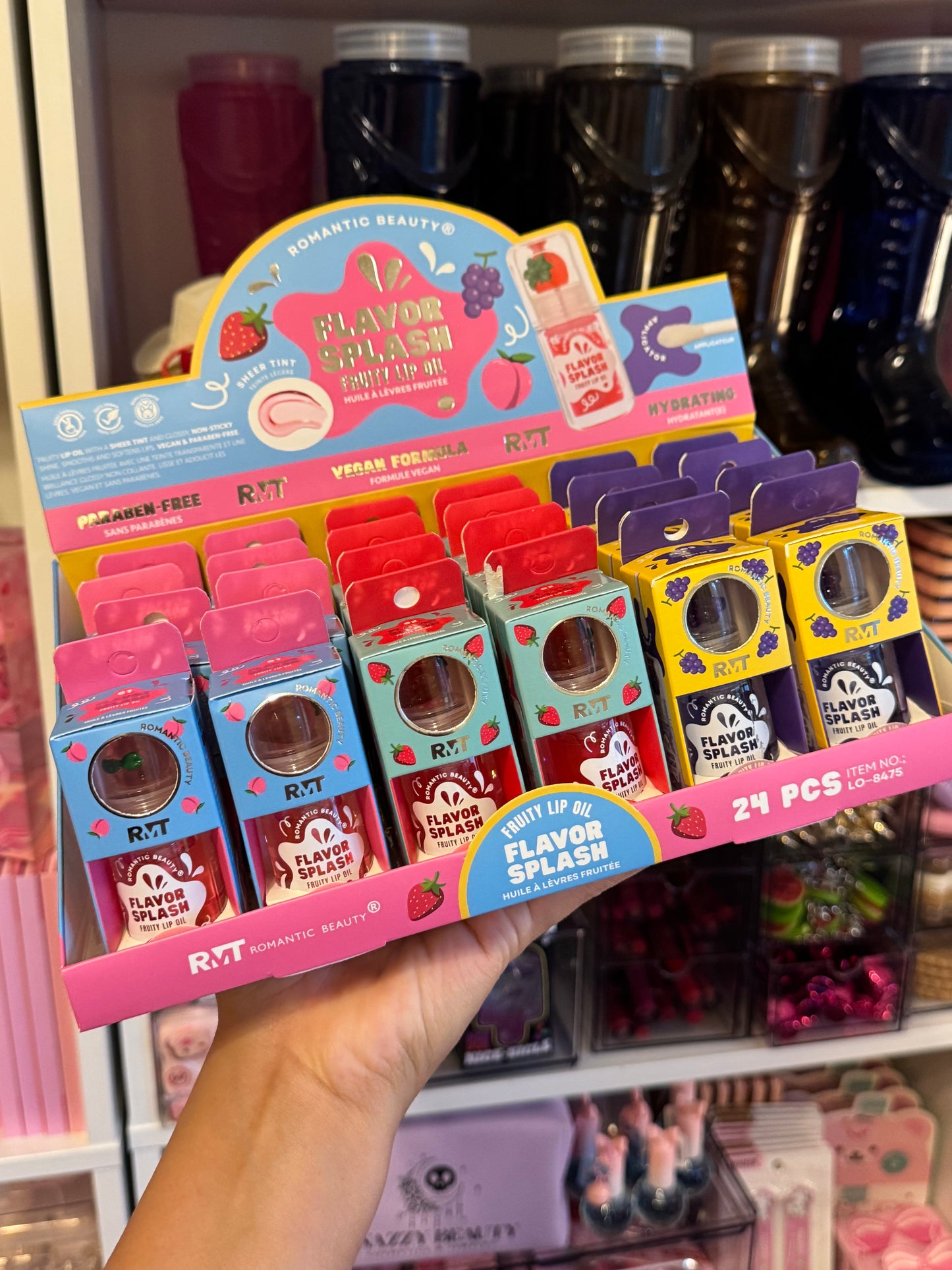 Flavor splash lip tint