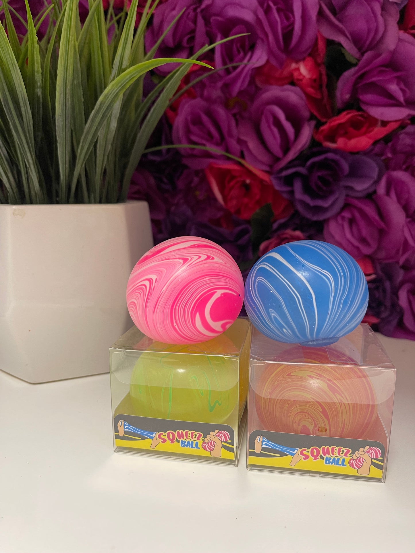 Stress squish ball