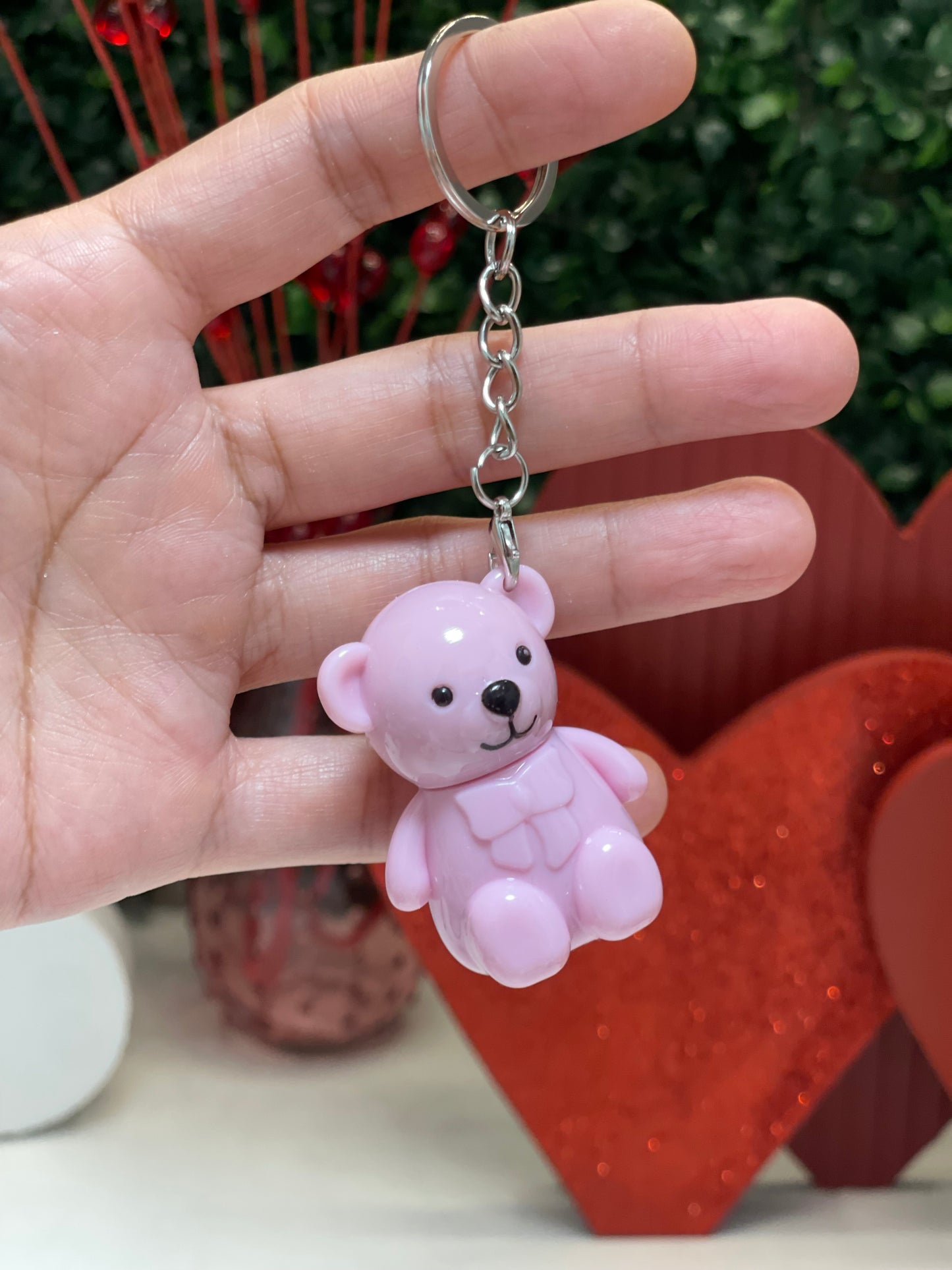 Teddy lip tint keychain