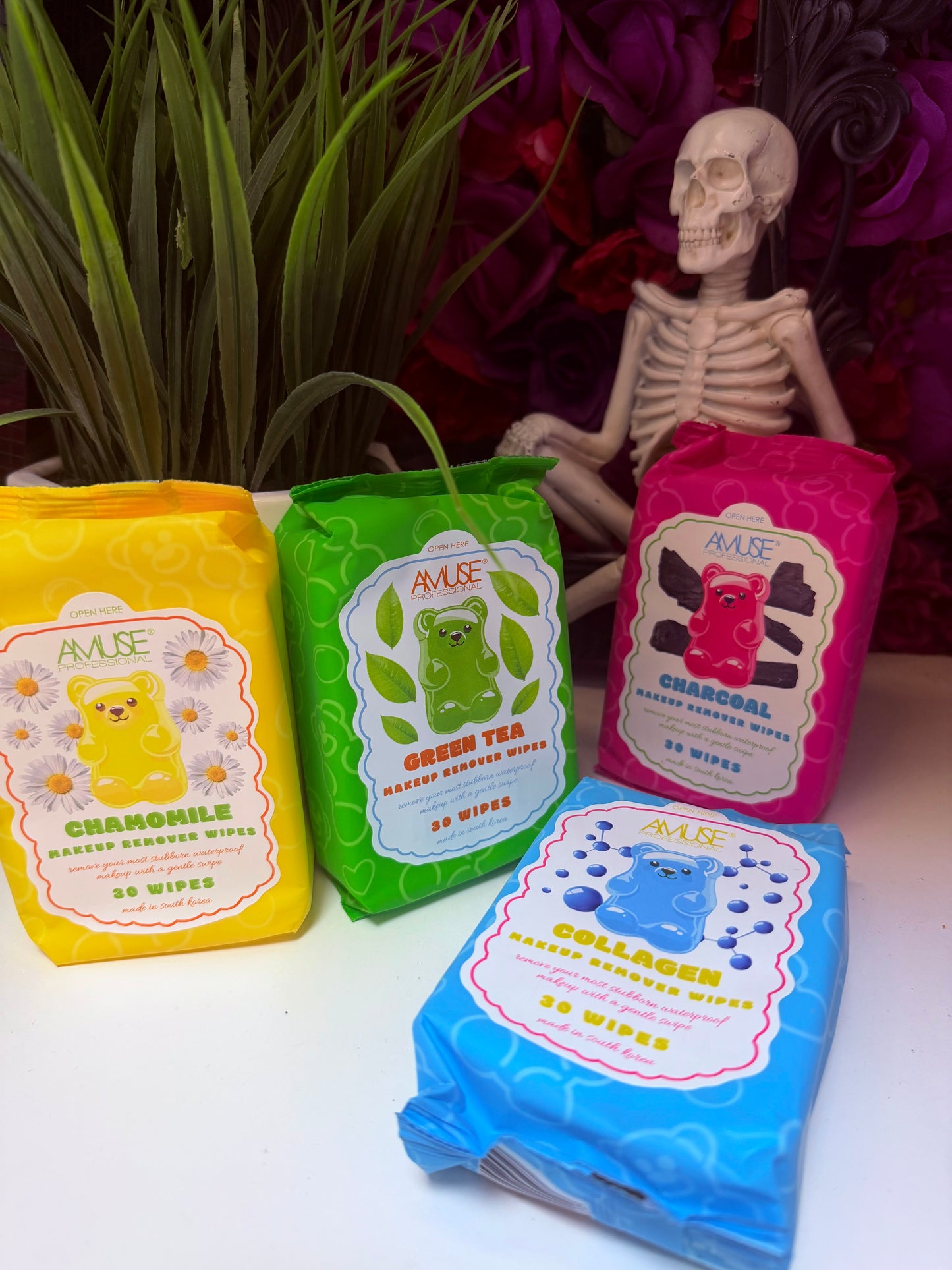 Gummy Teddy makeup wipes