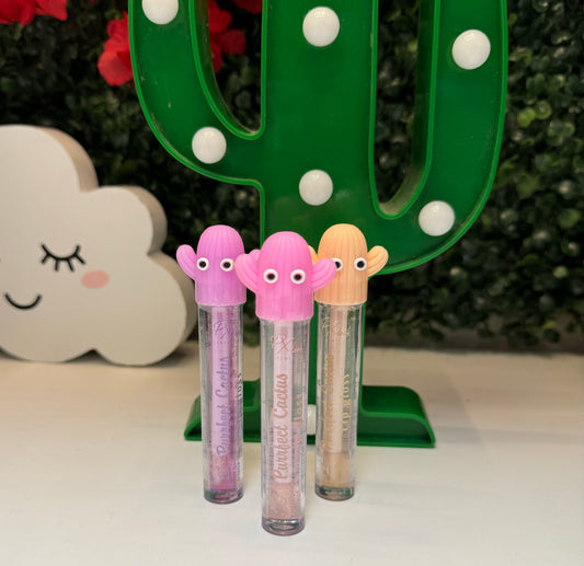 Cactus lipgloss trio