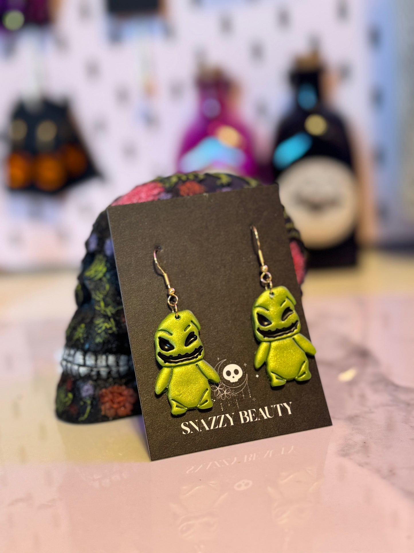 Oogie boogie earrings
