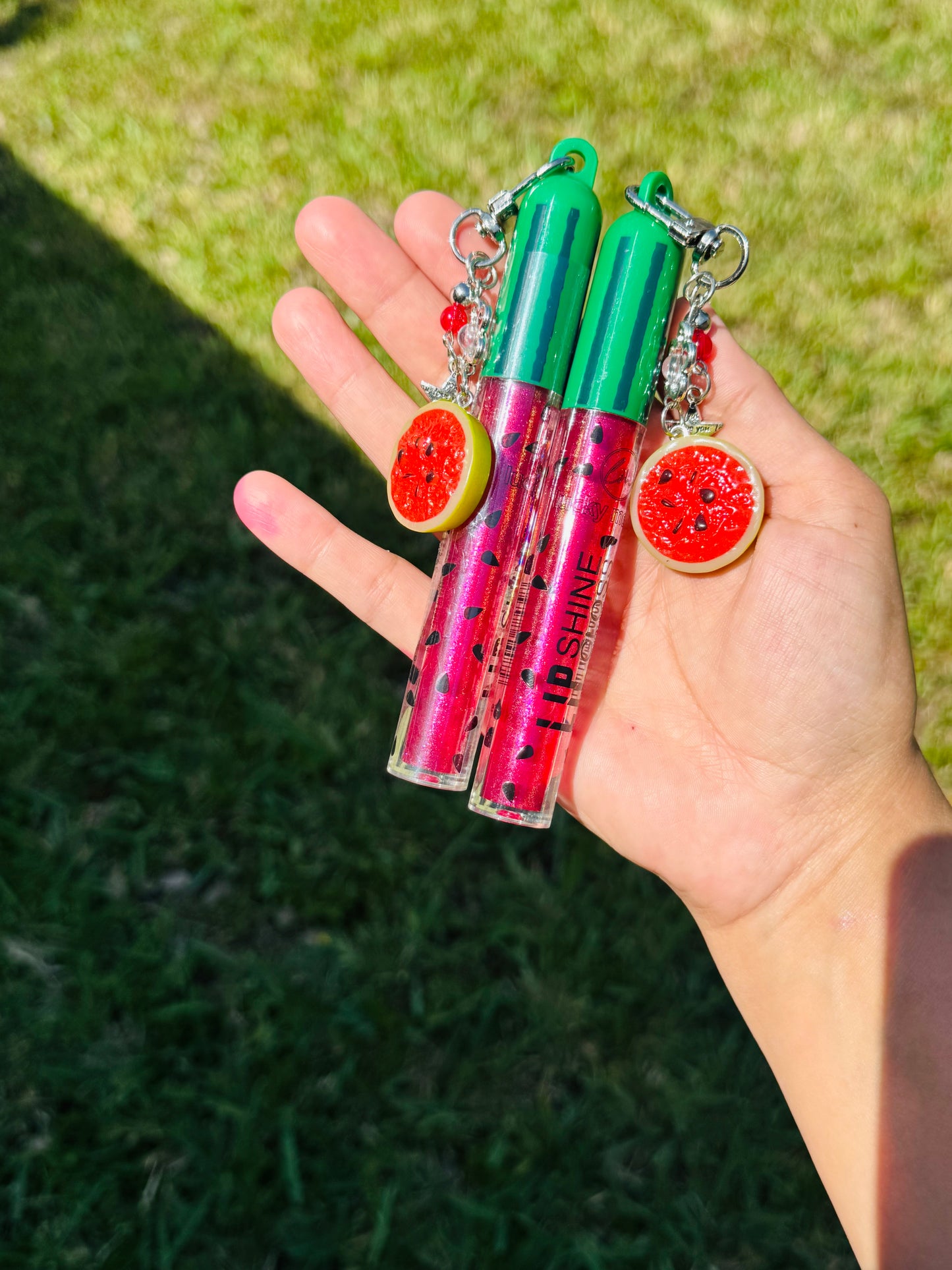 Watermelon lip gloss