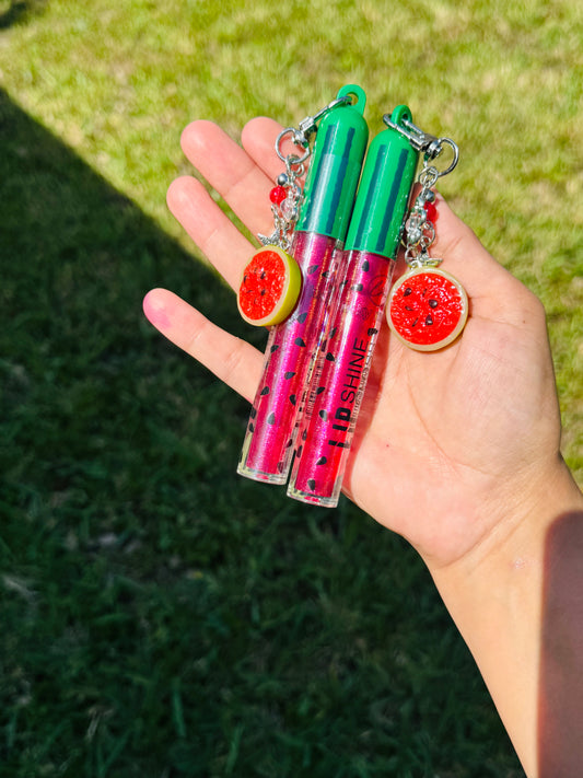 Watermelon lip gloss