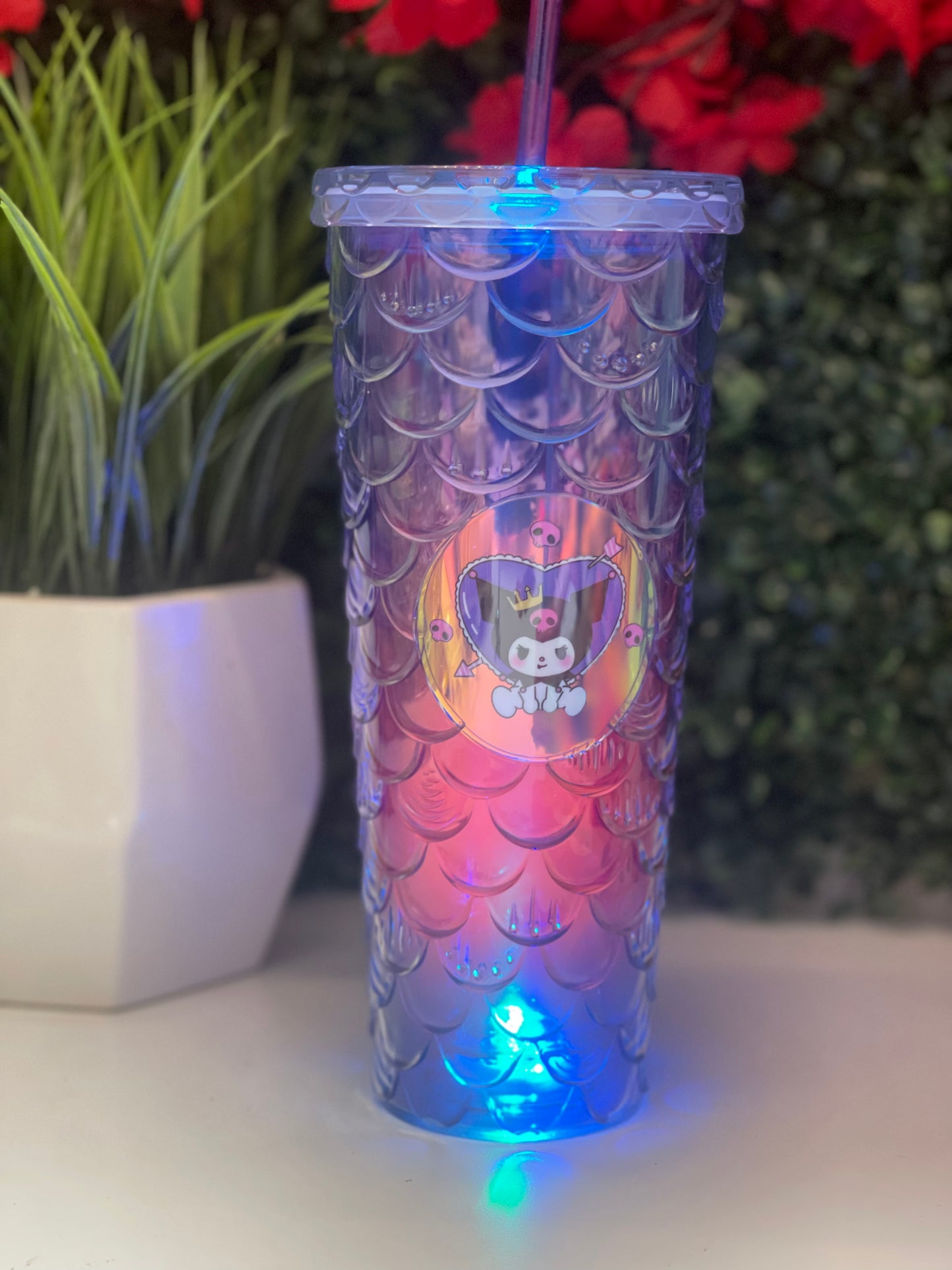 Kuromi LED tumbler